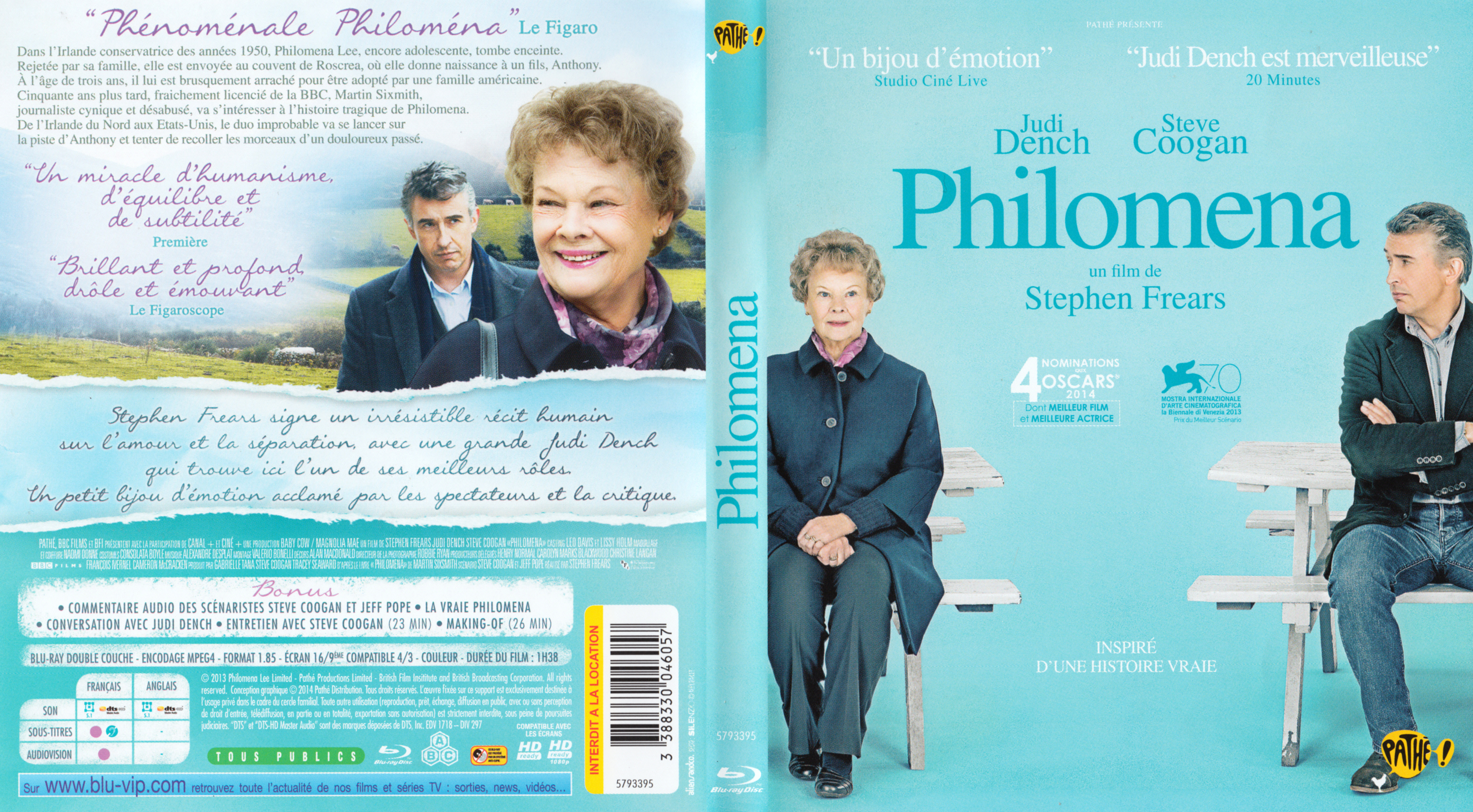 Jaquette DVD Philomena (BLU-RAY)