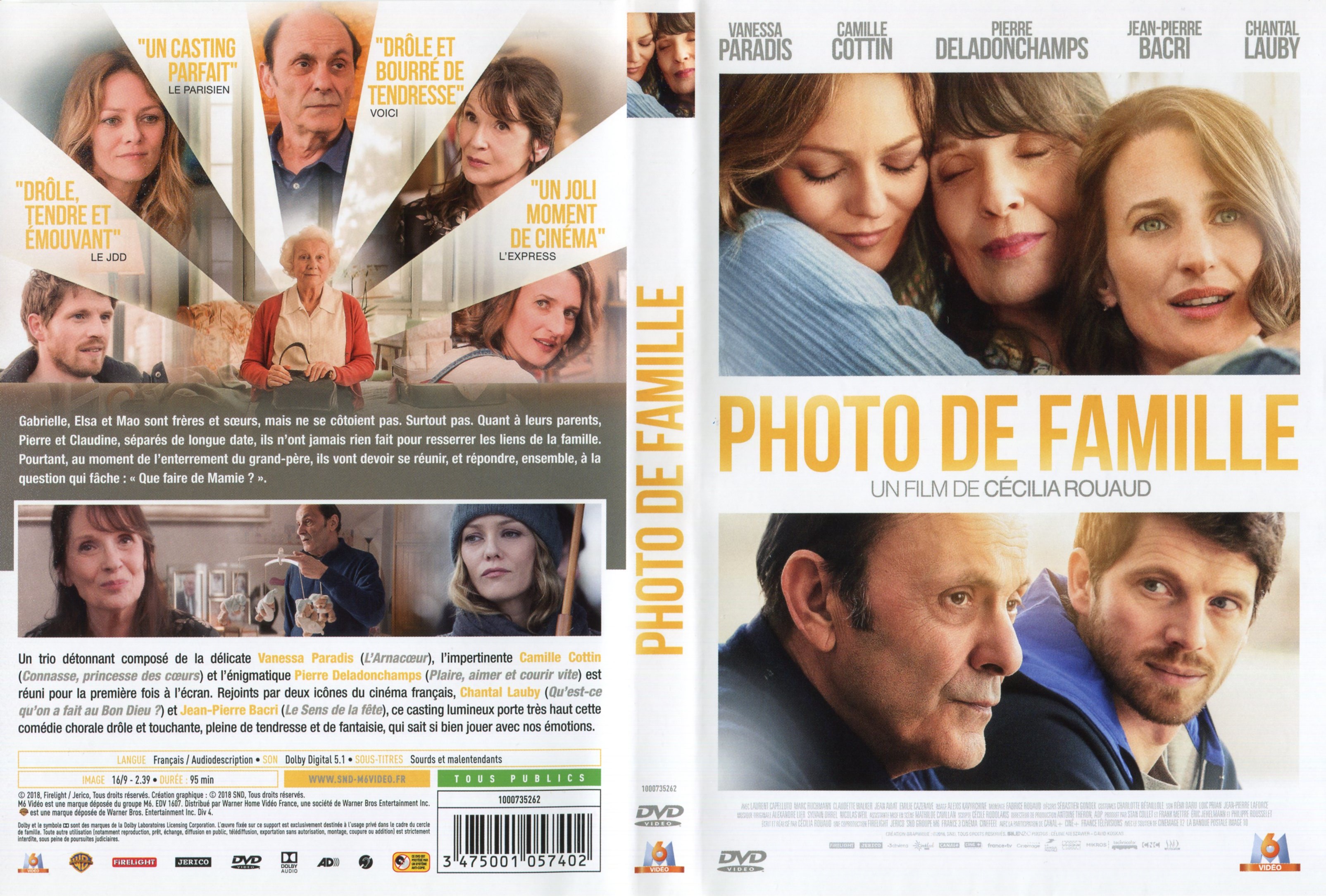 Jaquette DVD Photo de famille