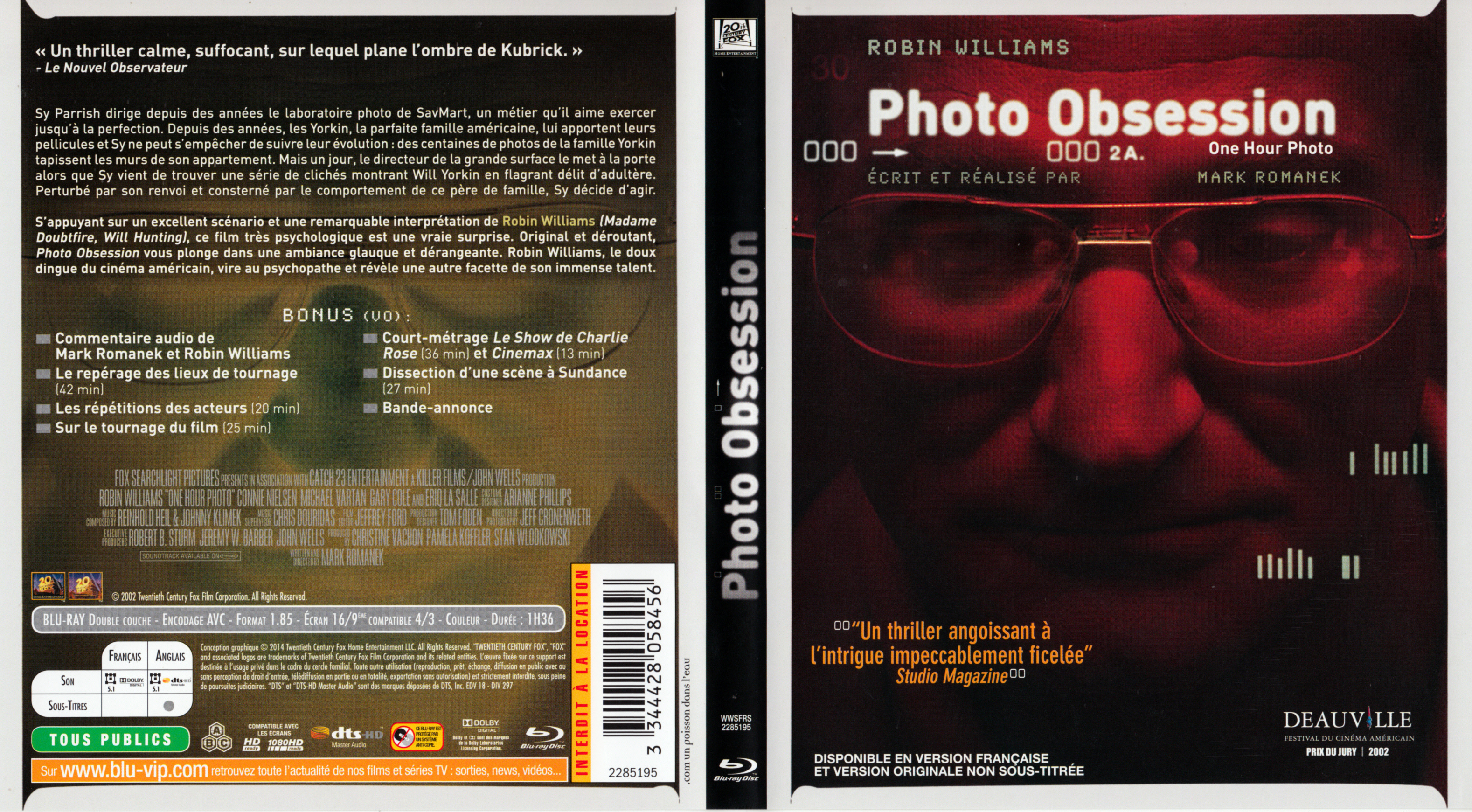 Jaquette DVD Photo obsession (BLU-RAY)