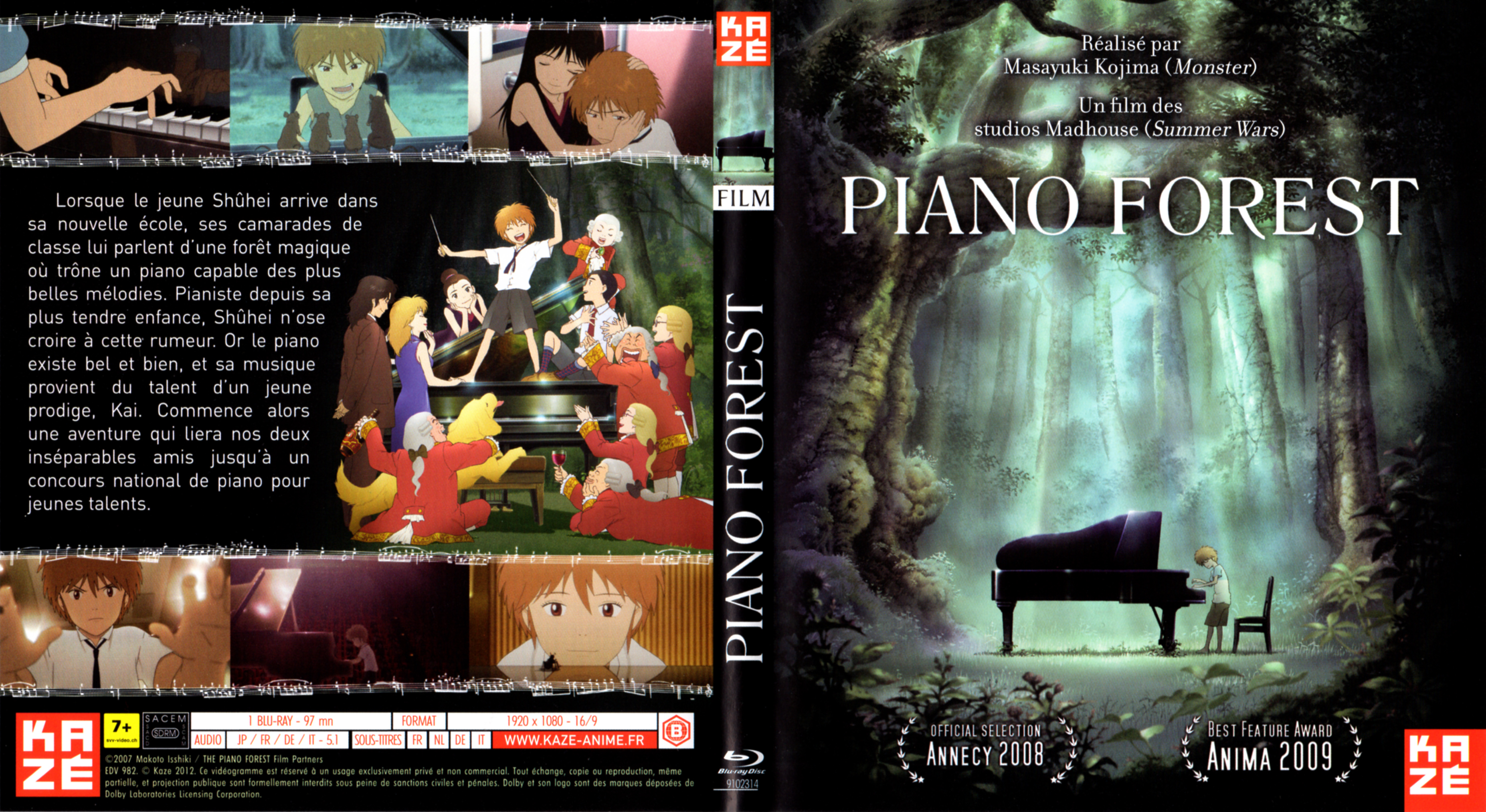 Jaquette DVD Piano forest (BLU-RAY)