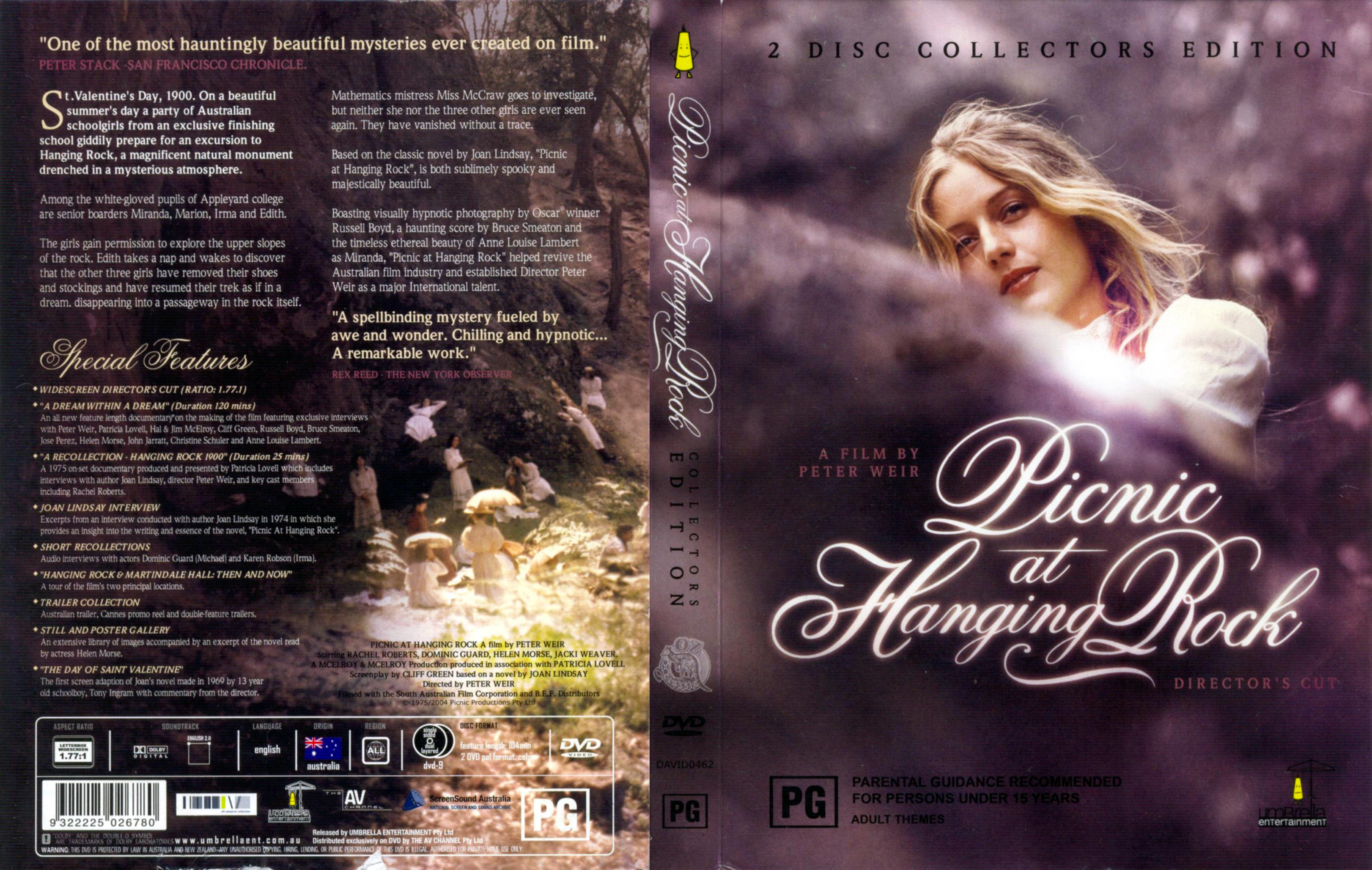 Jaquette DVD Picnic at Hanging Rock Zone 1