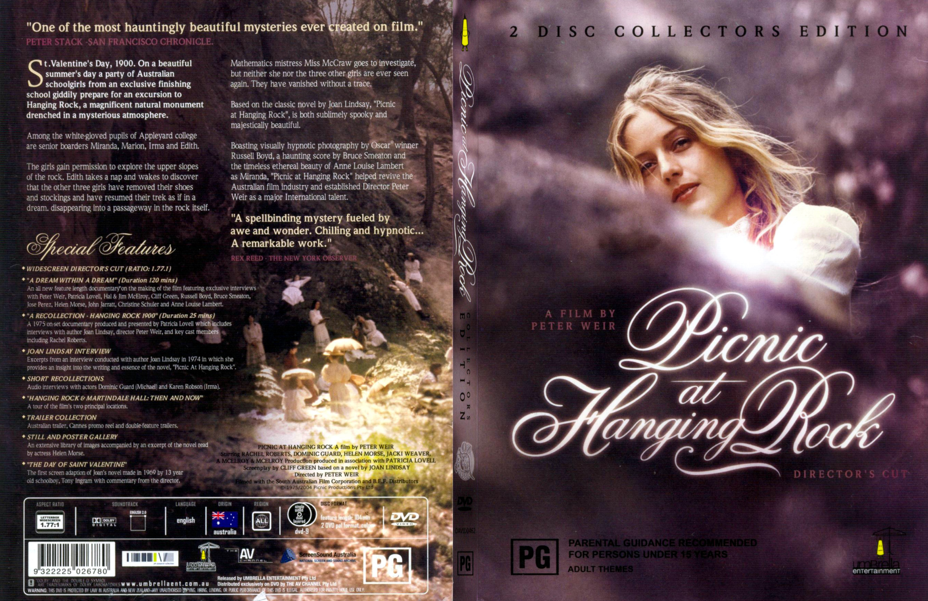 Jaquette DVD Picnic at Hanging Rock Zone 1 - SLIM