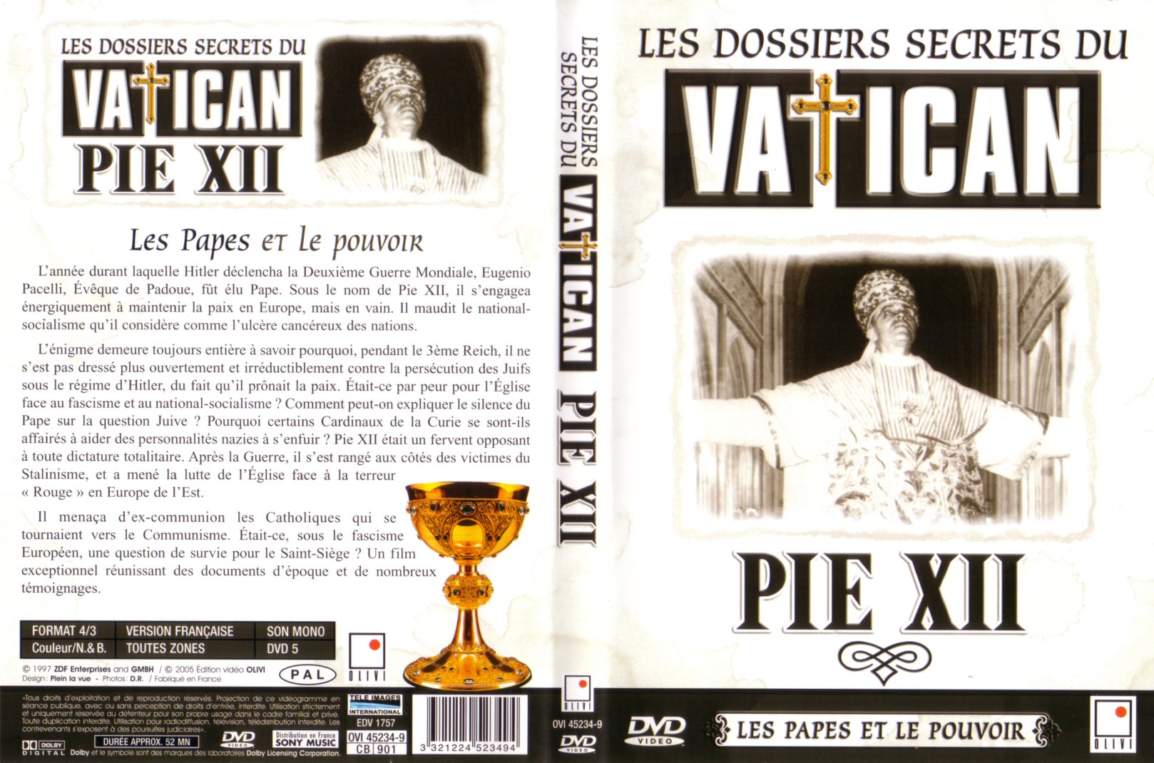 Jaquette DVD Pie XII