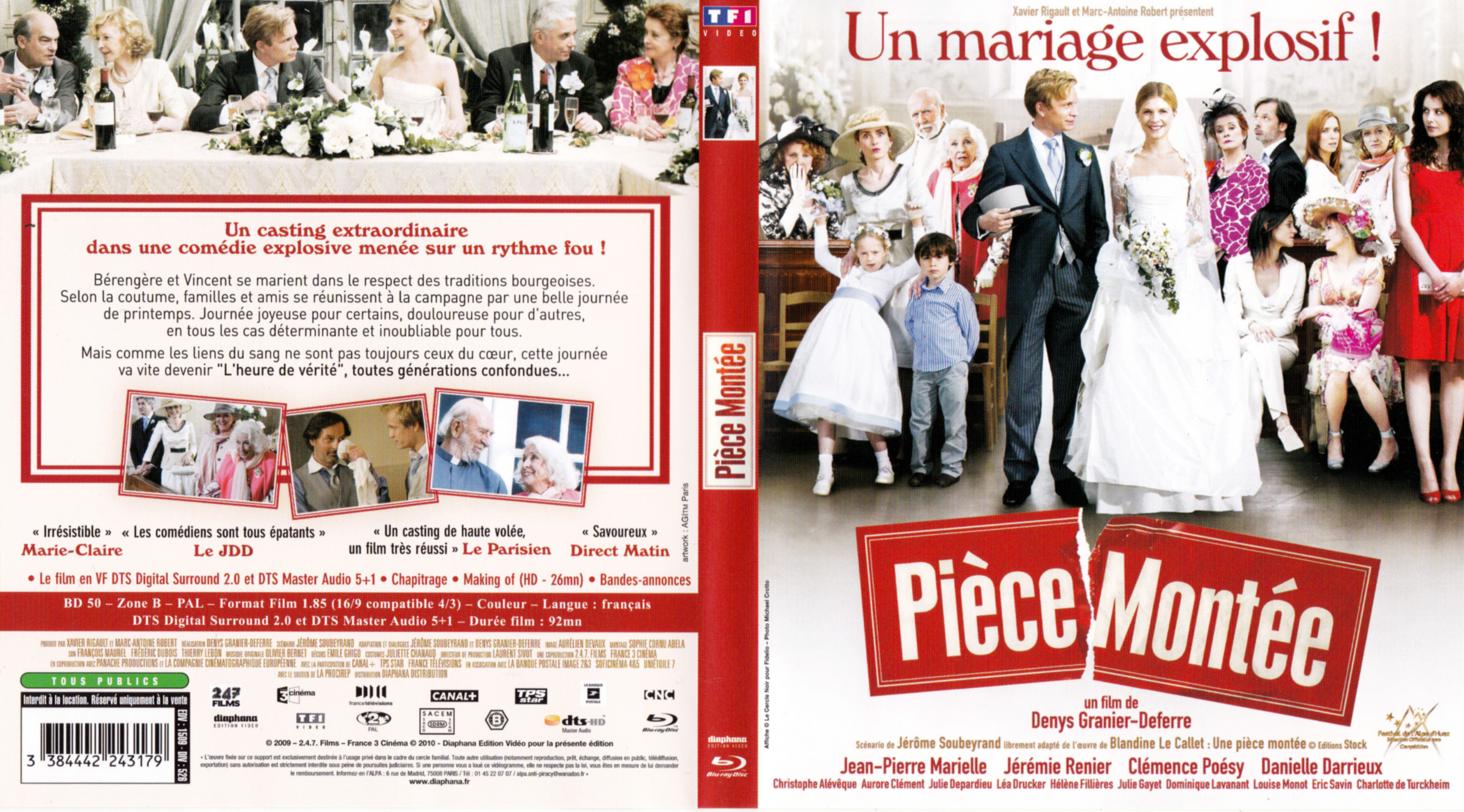 Jaquette DVD Pice monte (BLU-RAY)