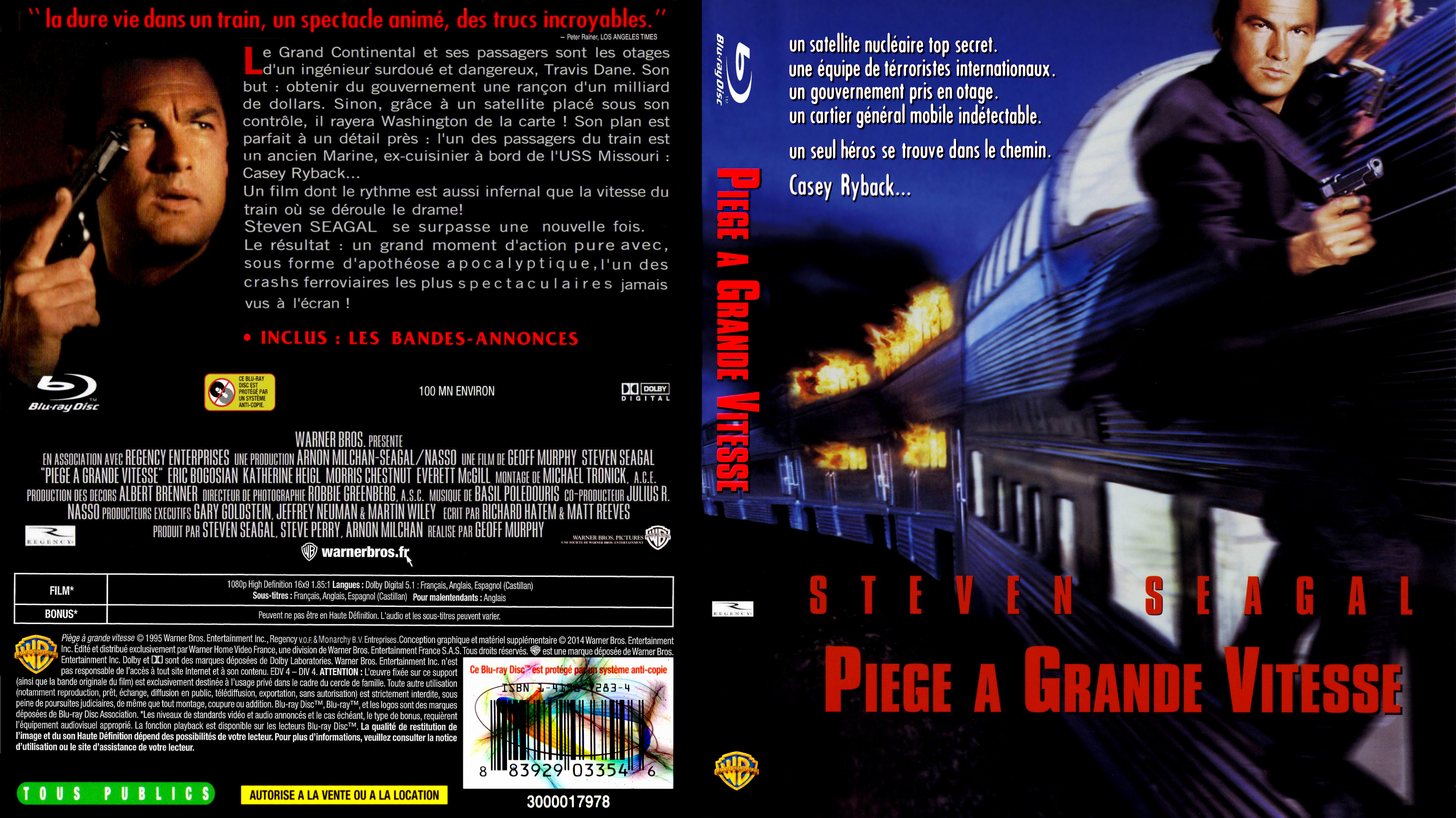 Jaquette DVD Pige  grande vitesse custom (BLU-RAY)
