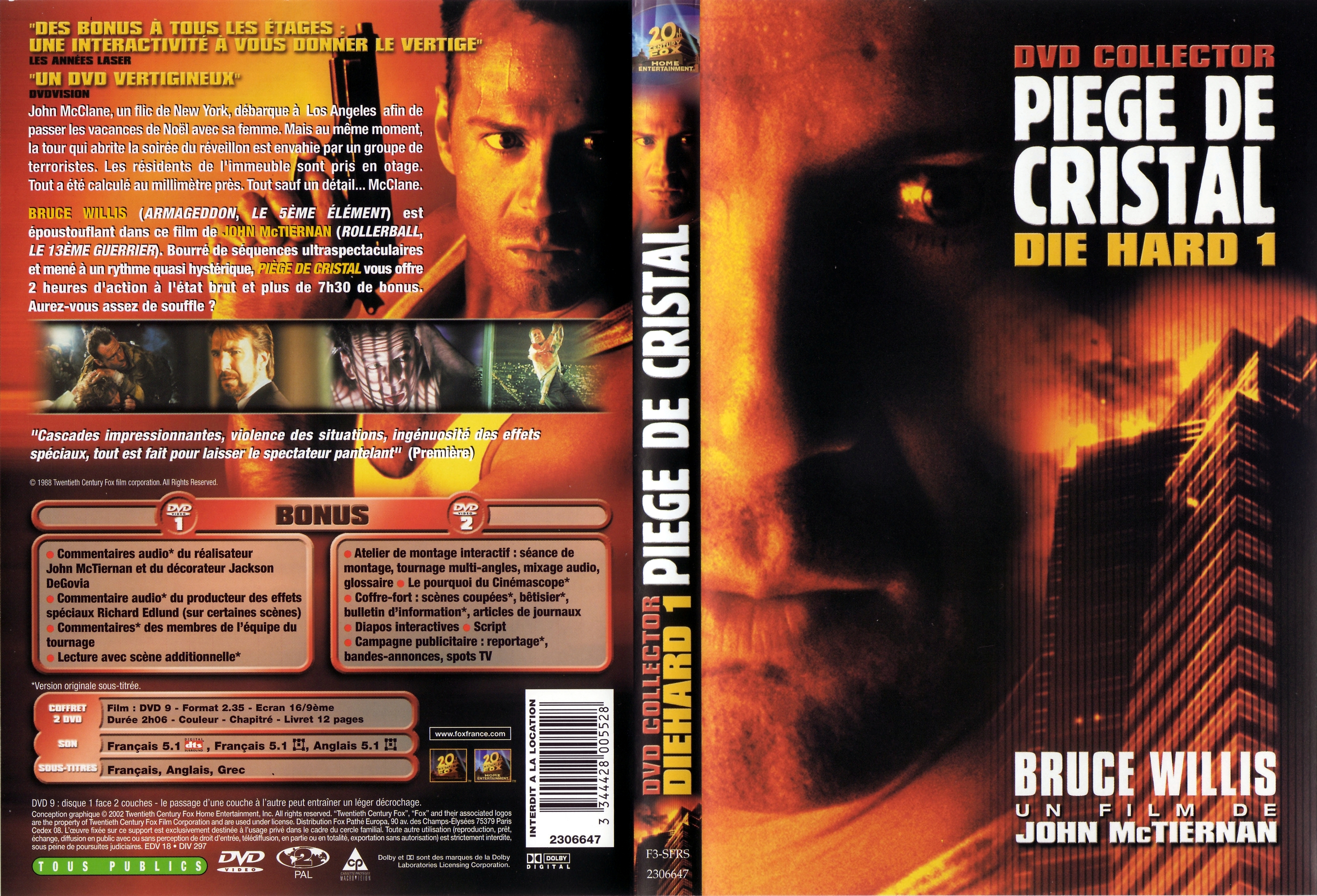 Jaquette DVD Piege de cristal v2