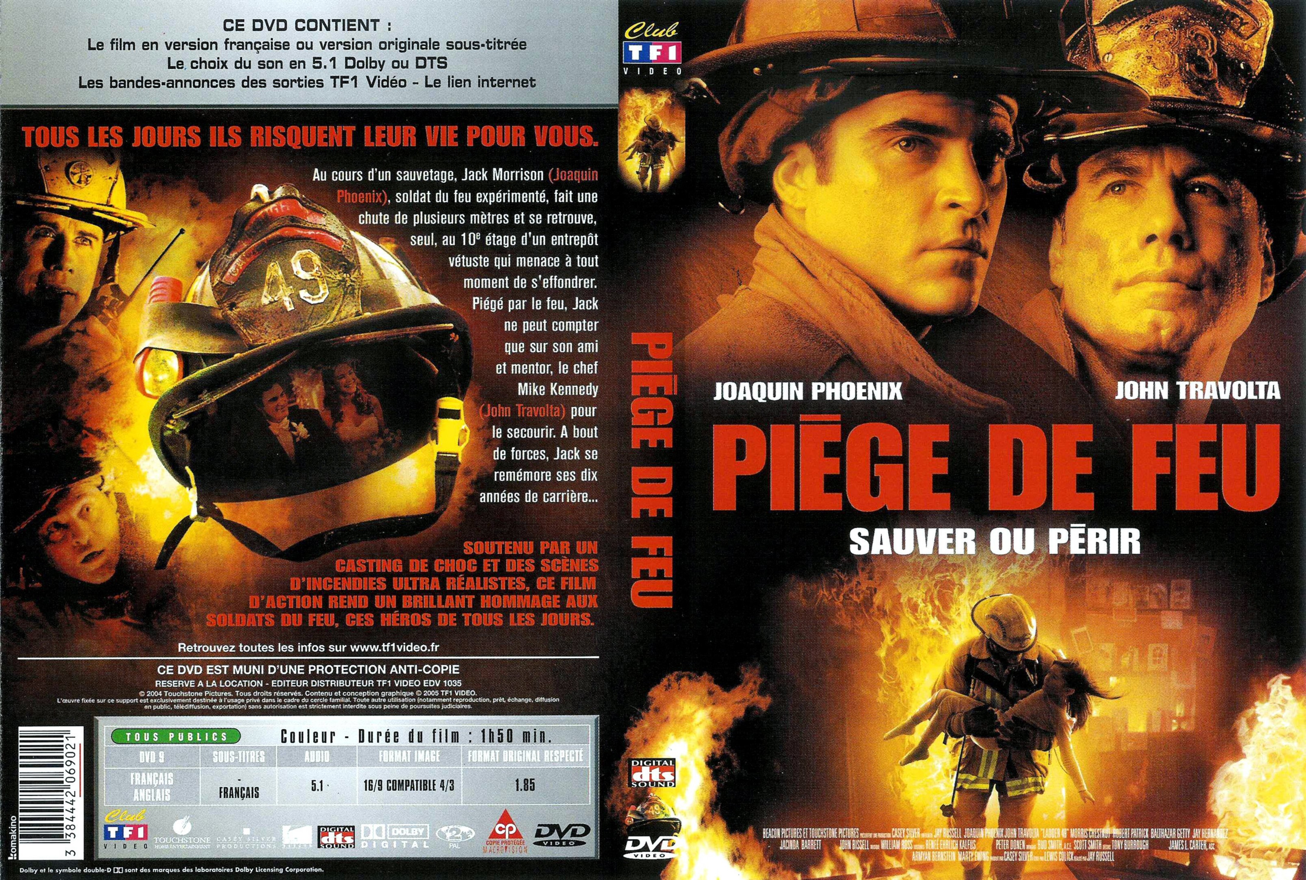 Jaquette DVD Pige de feu