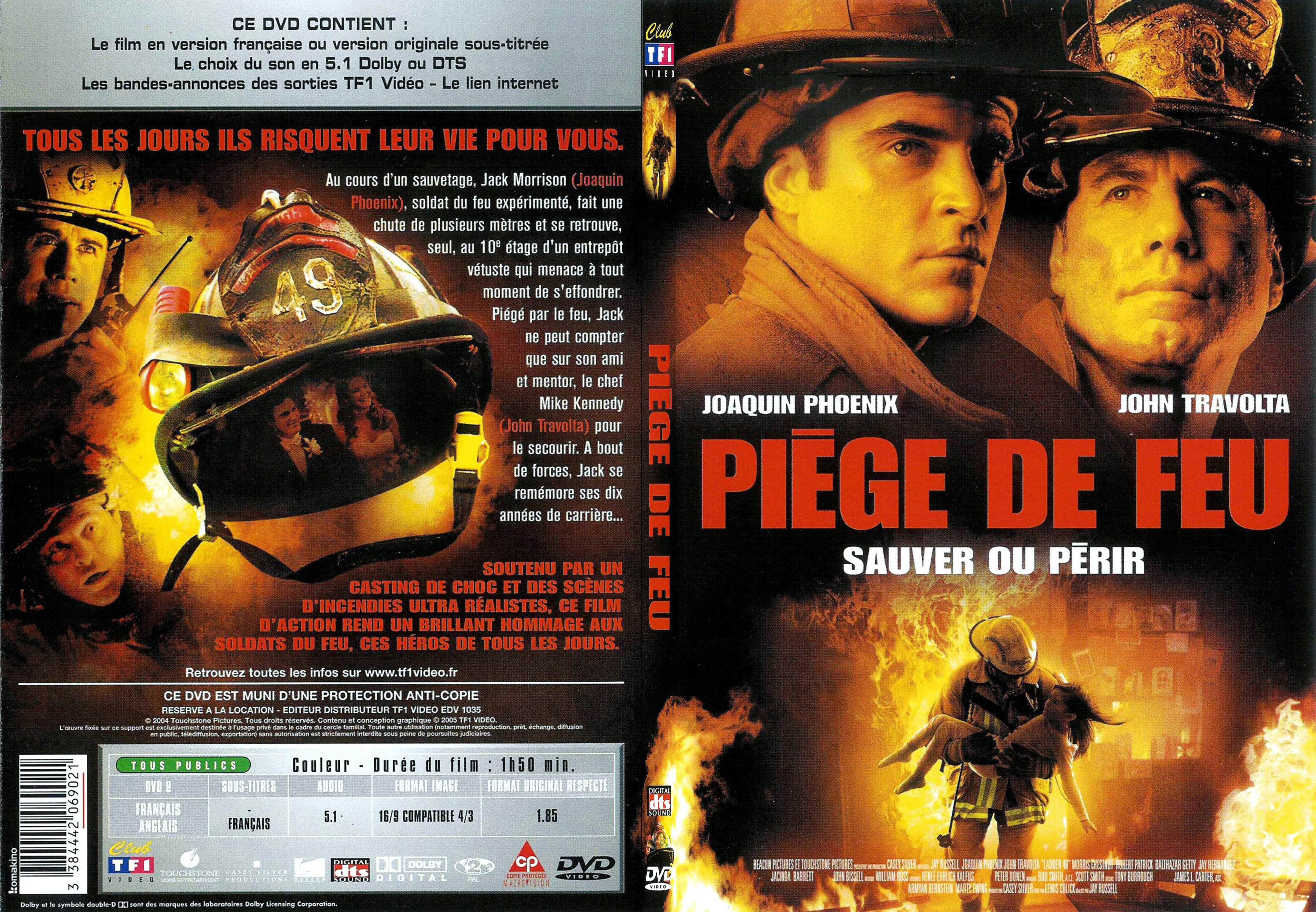 Jaquette DVD Pige de feu - SLIM