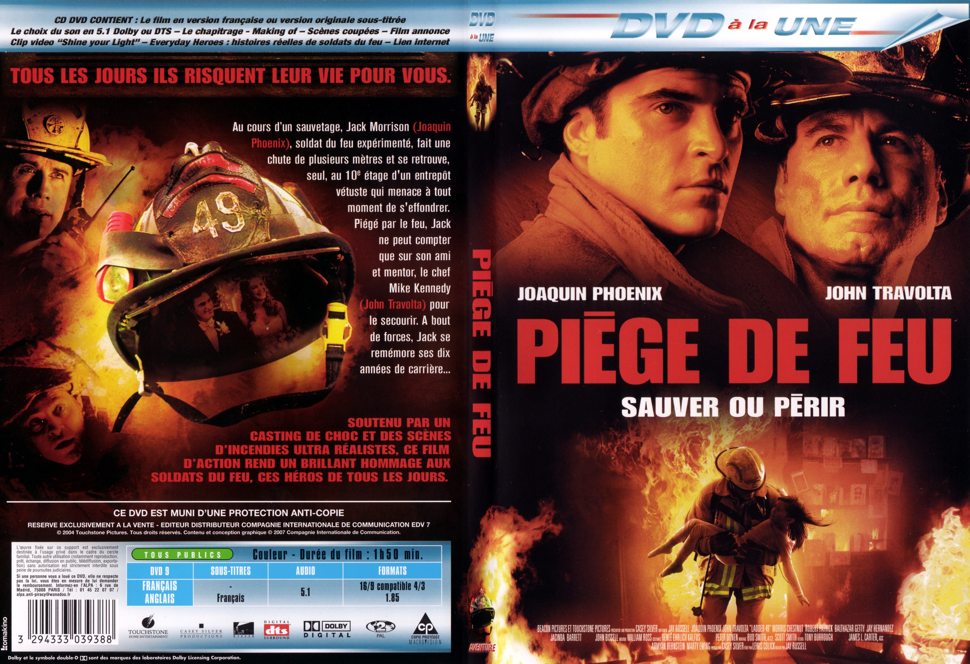 Jaquette DVD Pige de feu - SLIM v2