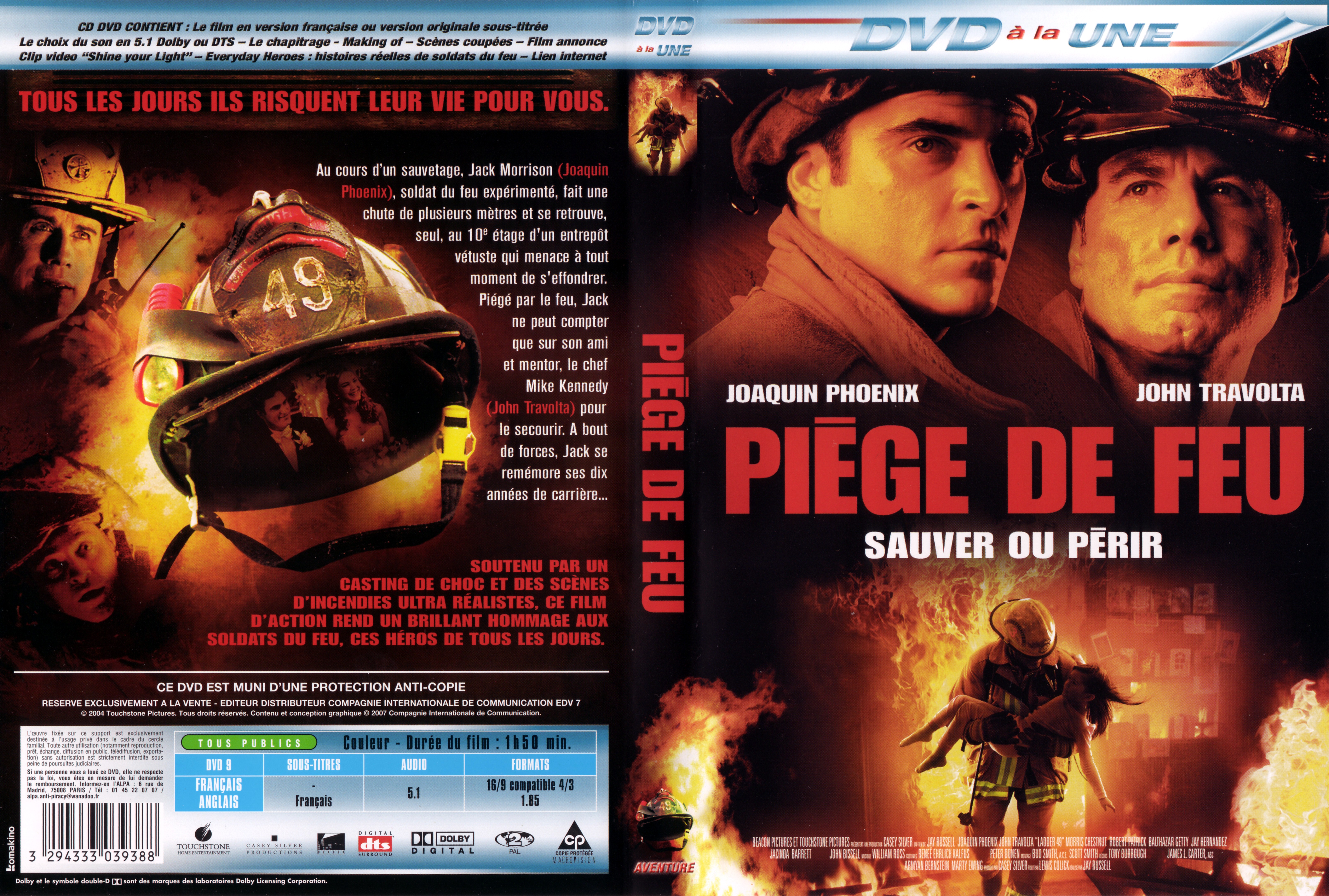 Jaquette DVD Pige de feu v3