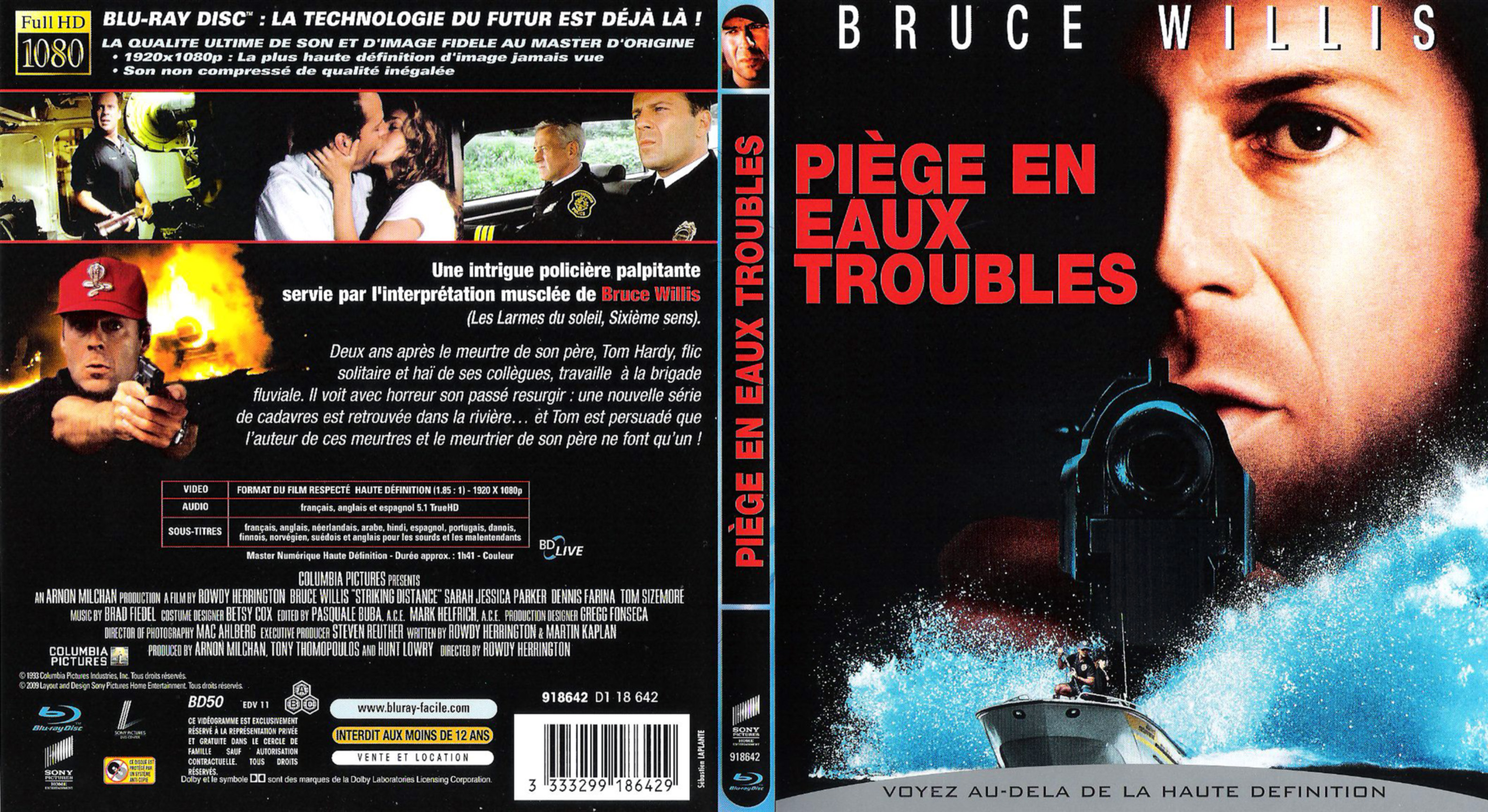 Jaquette DVD Piege en eaux troubles (BLU-RAY)