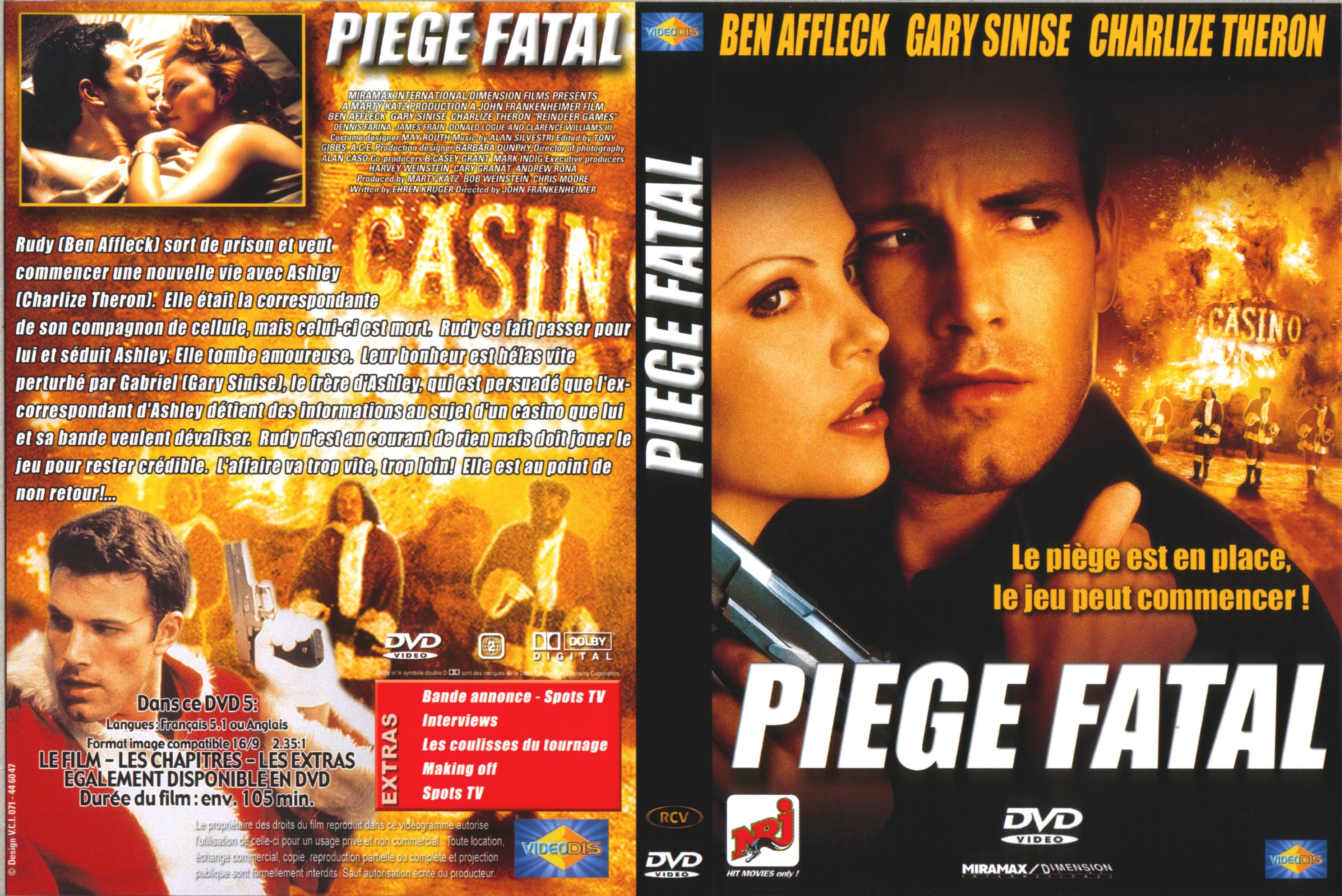 Jaquette DVD Pige fatal v2