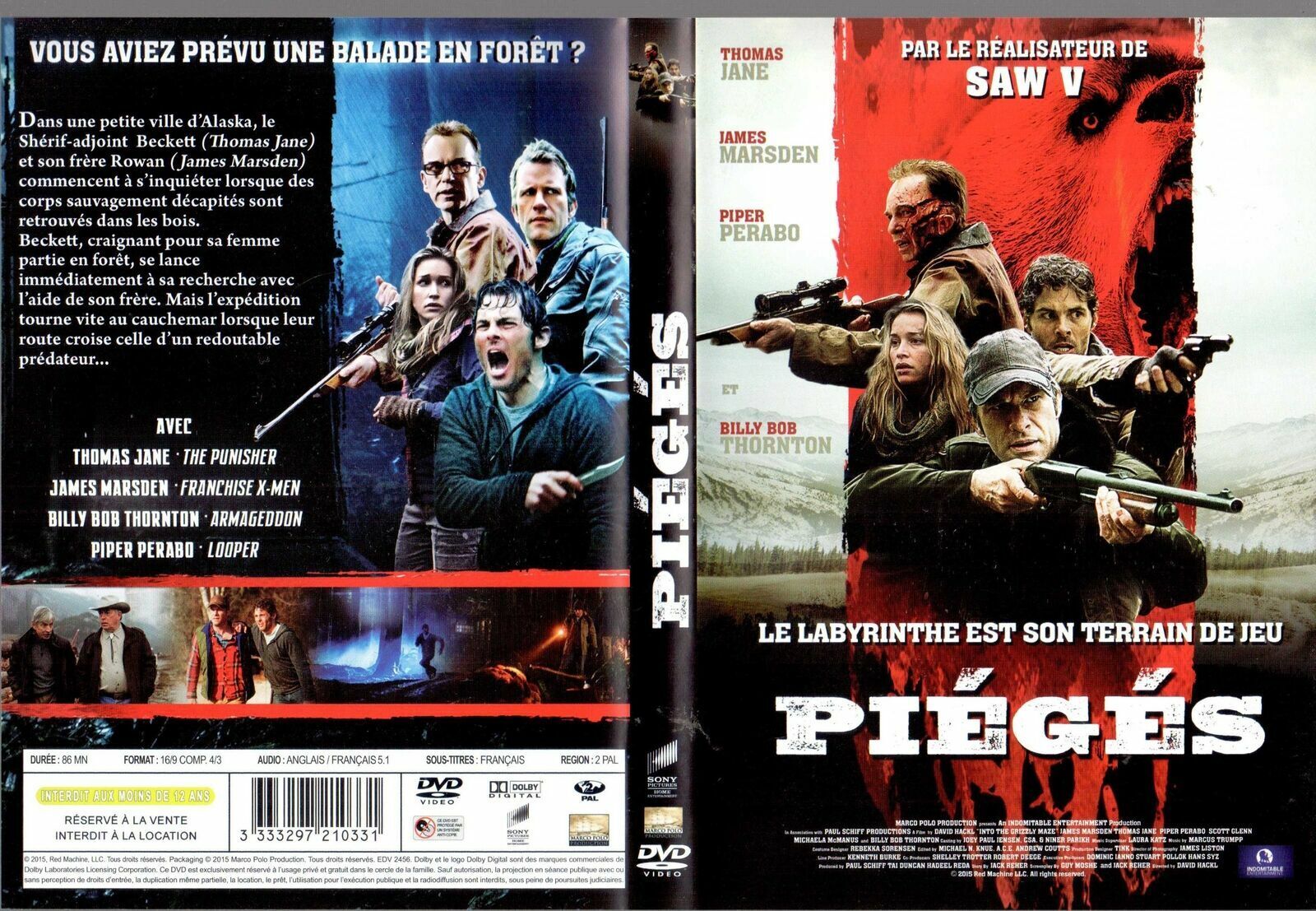 Jaquette DVD Pigs (2015)