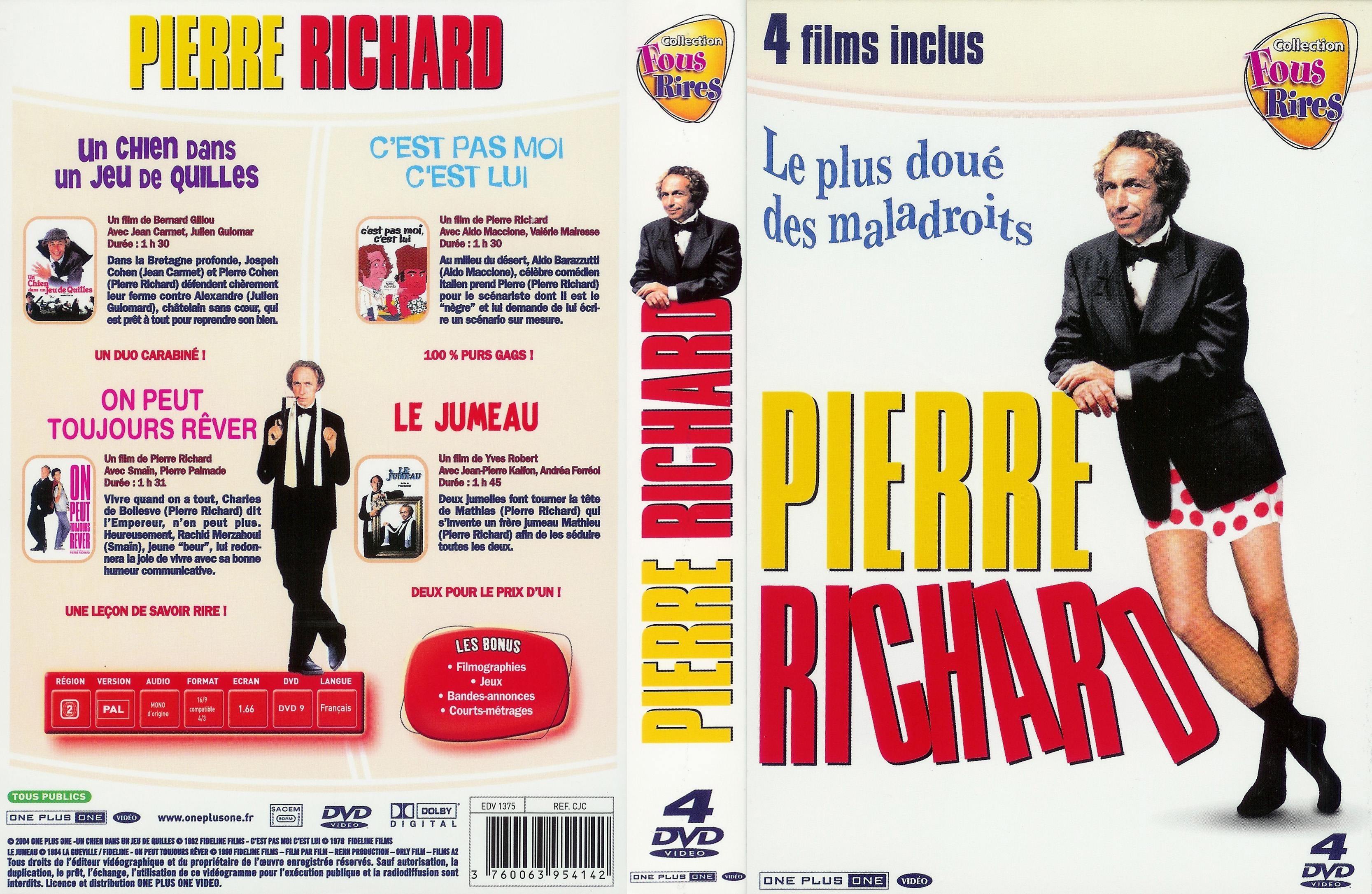 Jaquette DVD Pierre Richard COFFRET