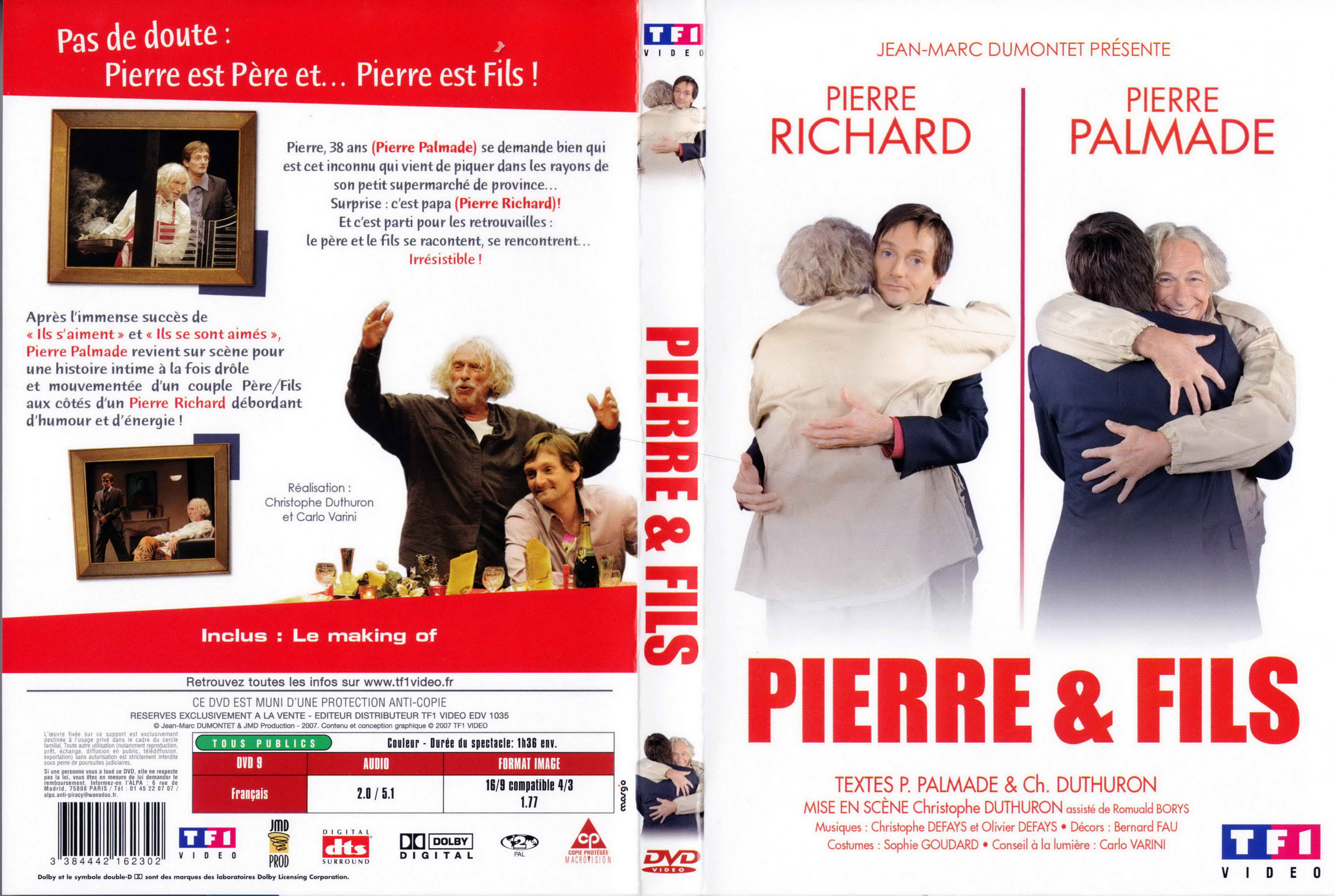 Jaquette DVD Pierre et fils