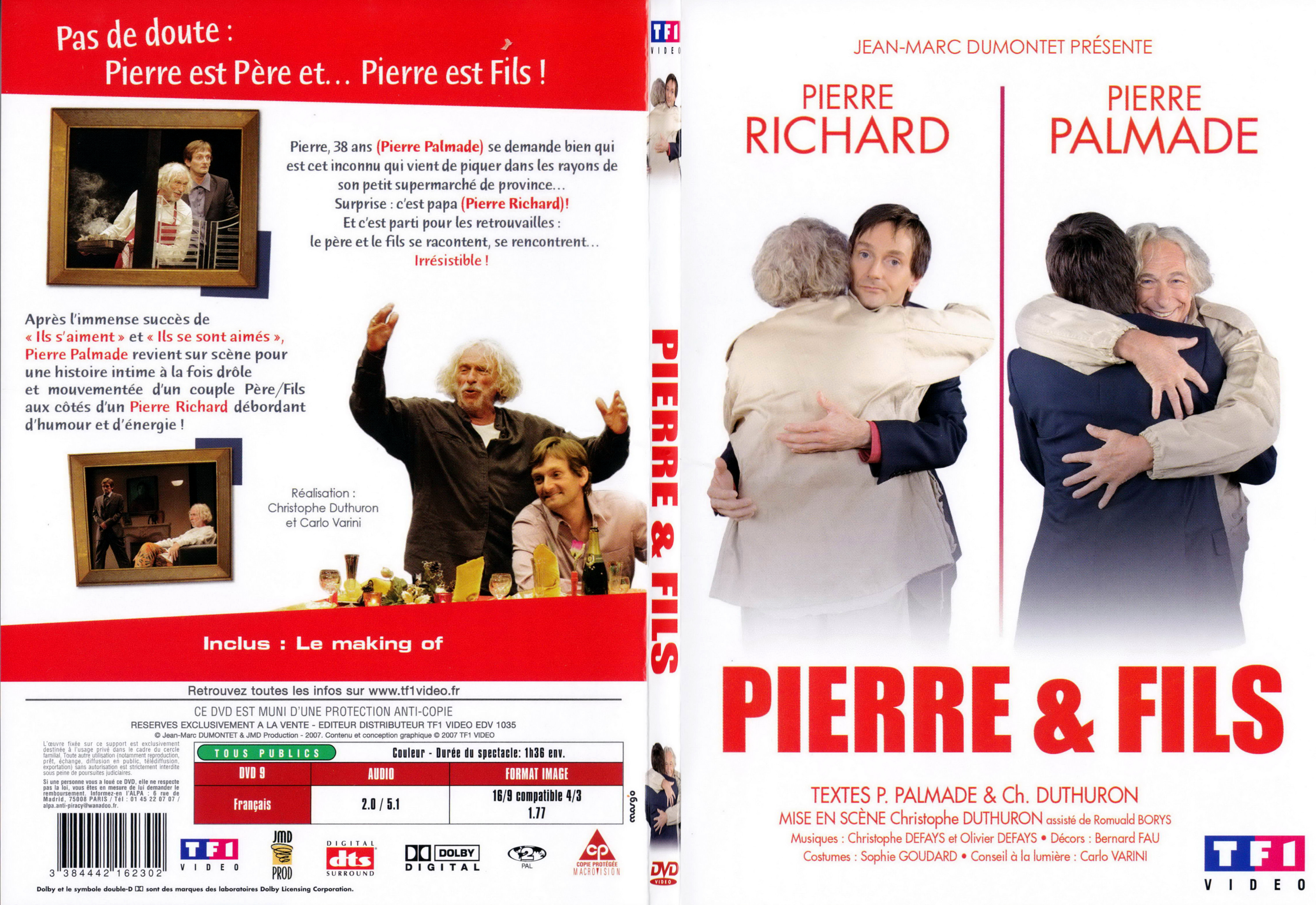 Jaquette DVD Pierre et fils - SLIM