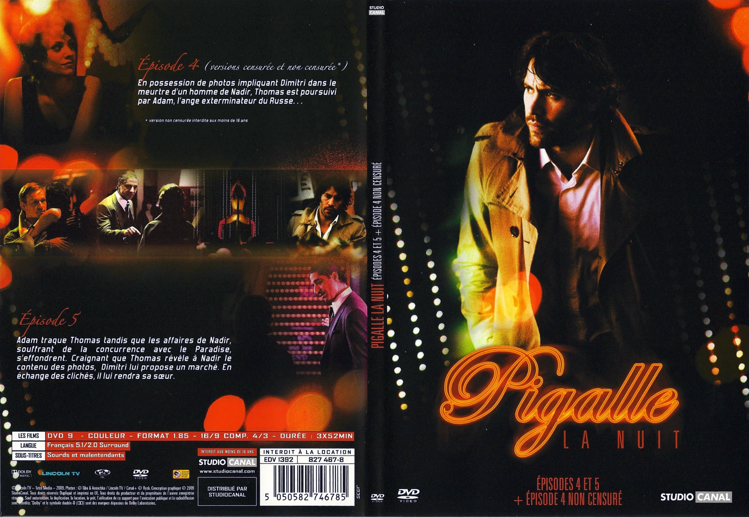 Jaquette DVD Pigalle la nuit DVD 2