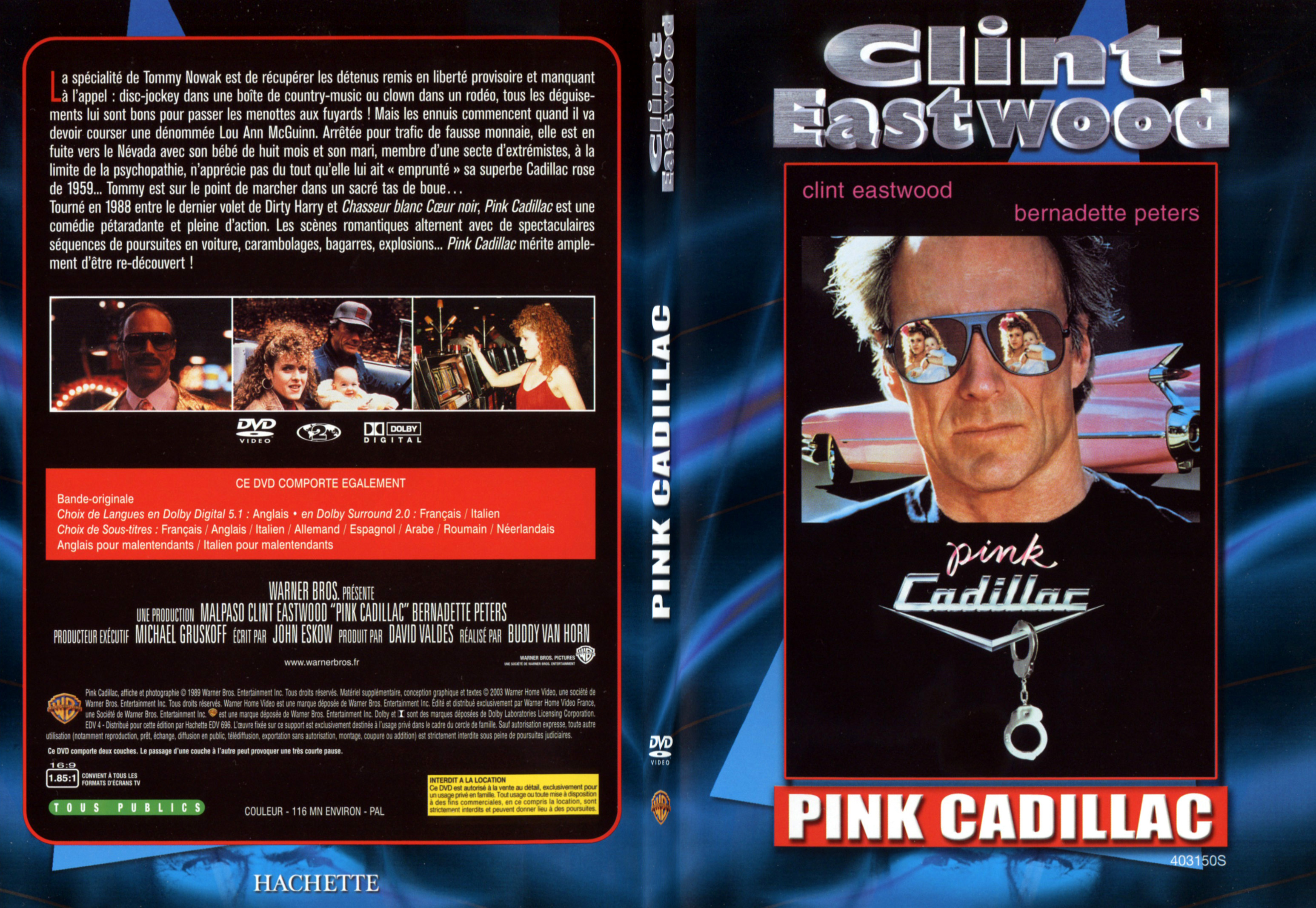 Jaquette DVD Pink Cadillac - SLIM