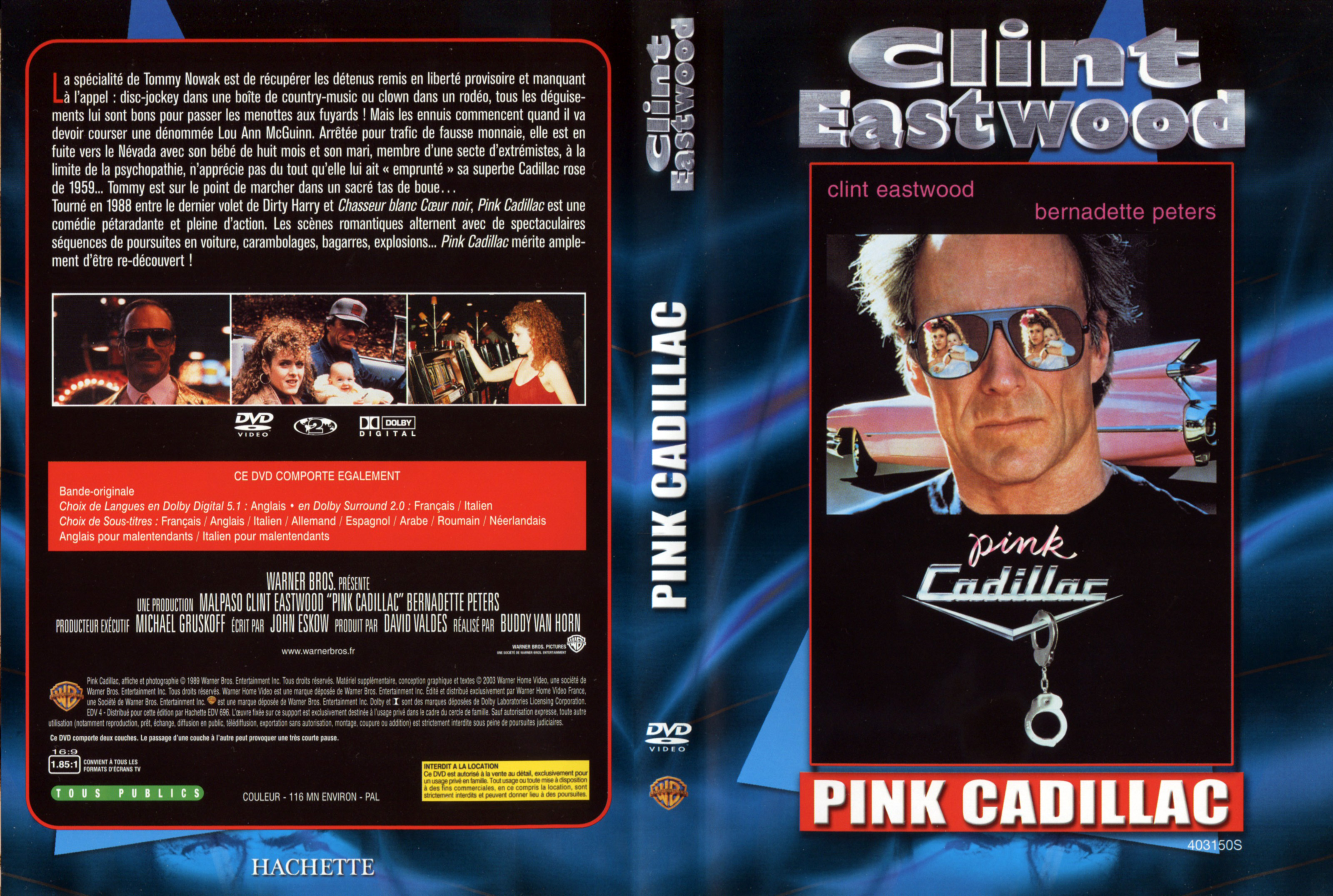 Jaquette DVD Pink Cadillac v2