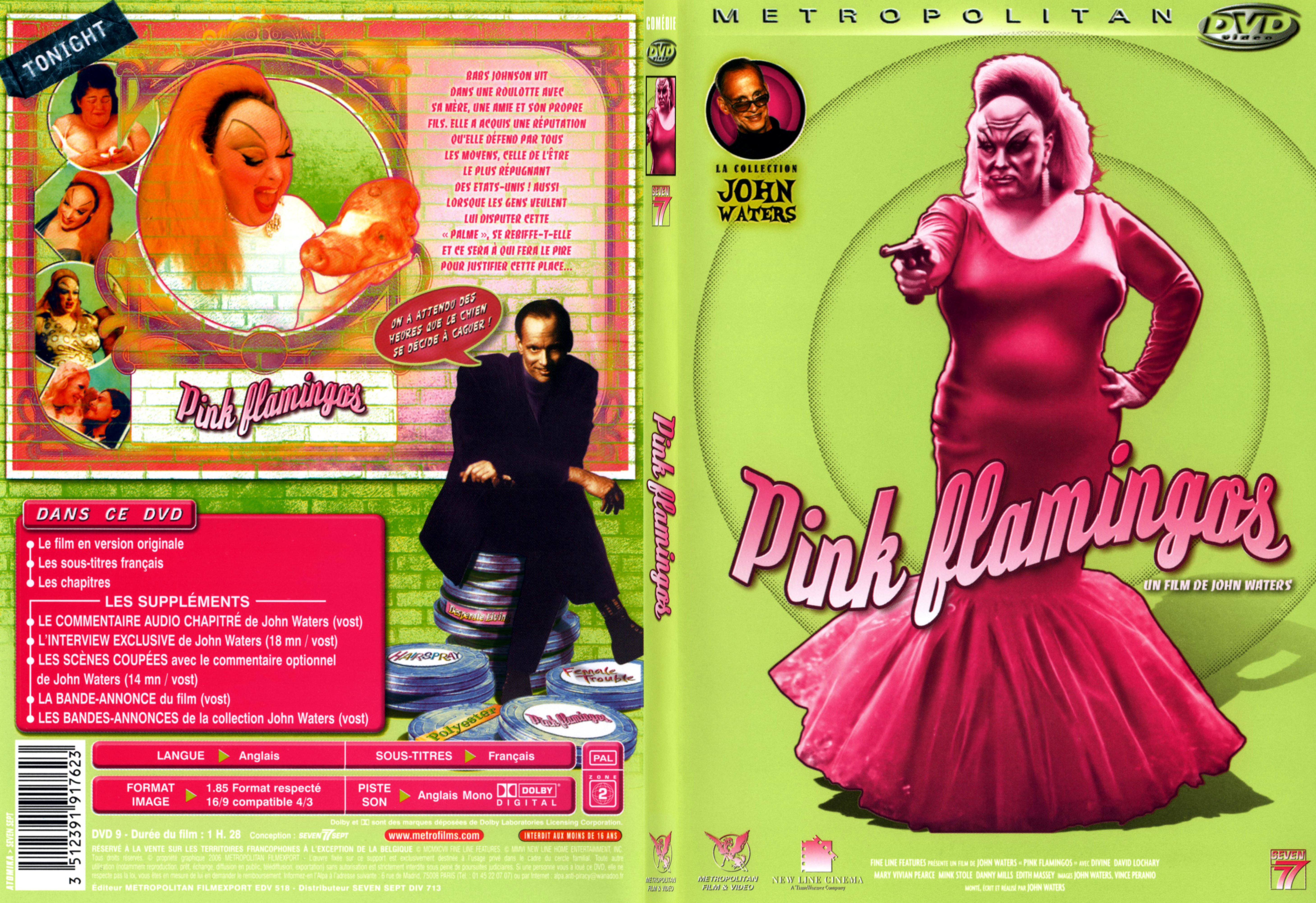 Jaquette DVD Pink Flamingos - SLIM