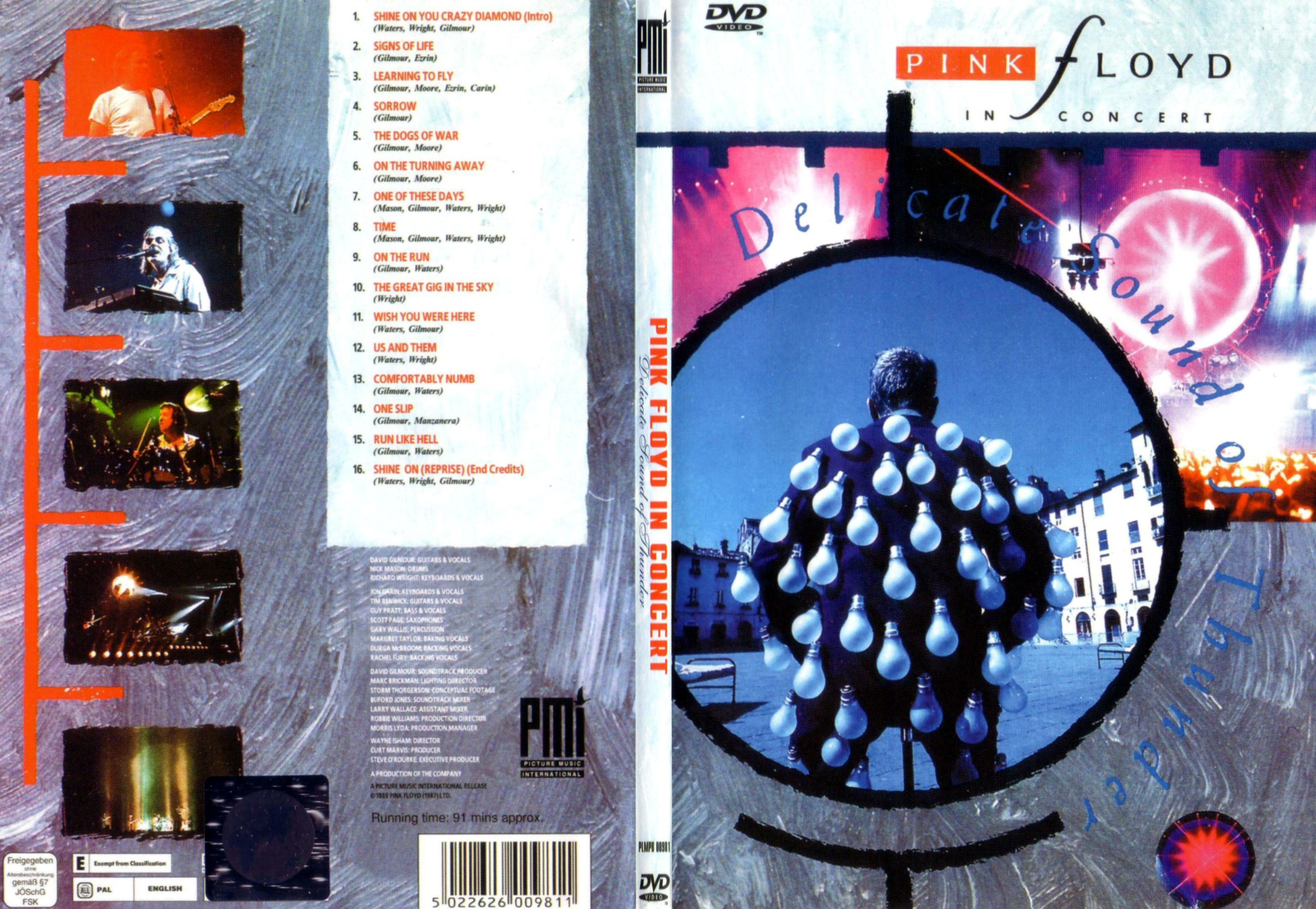 Jaquette DVD Pink Floyd in concert - SLIM