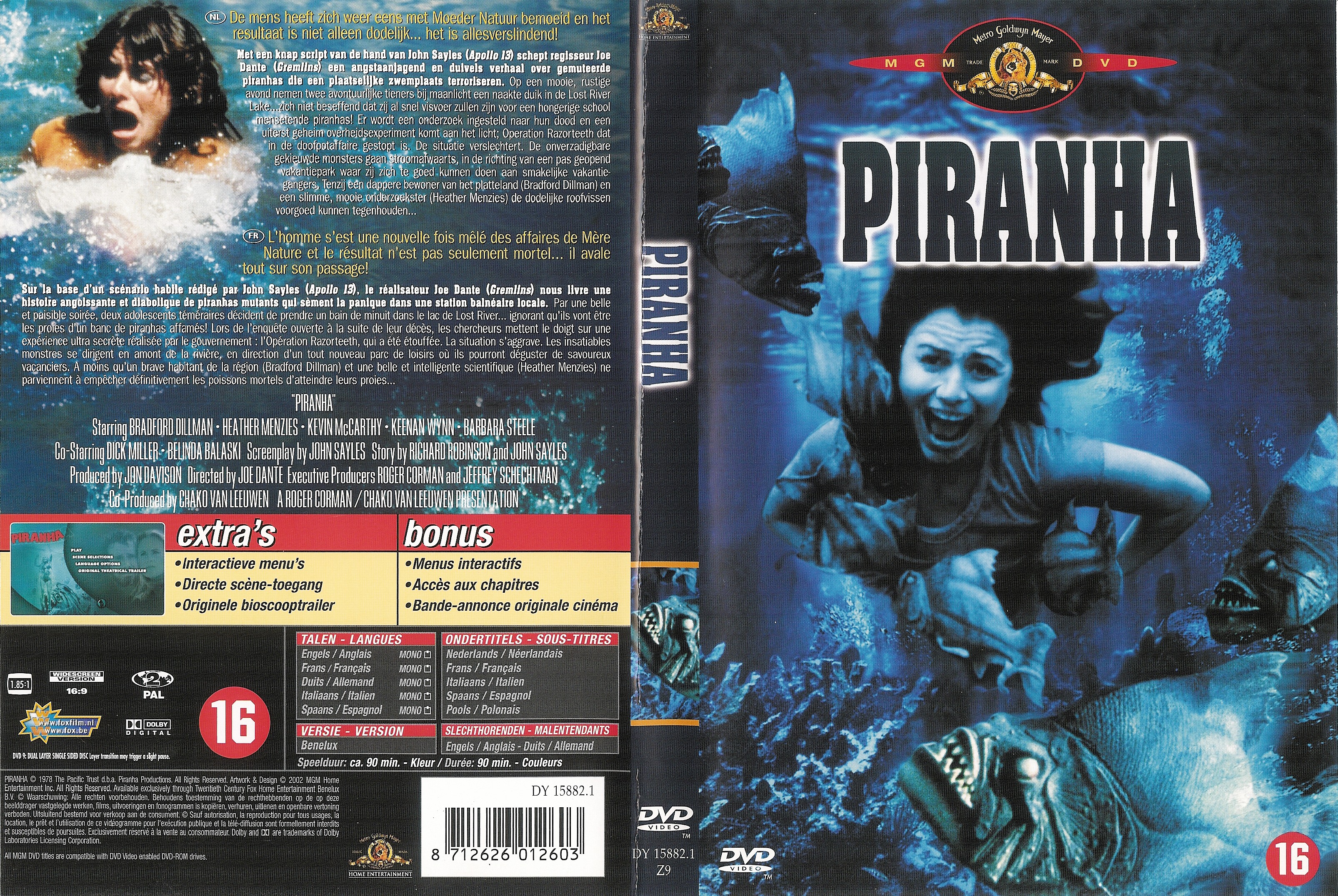Jaquette DVD Piranha