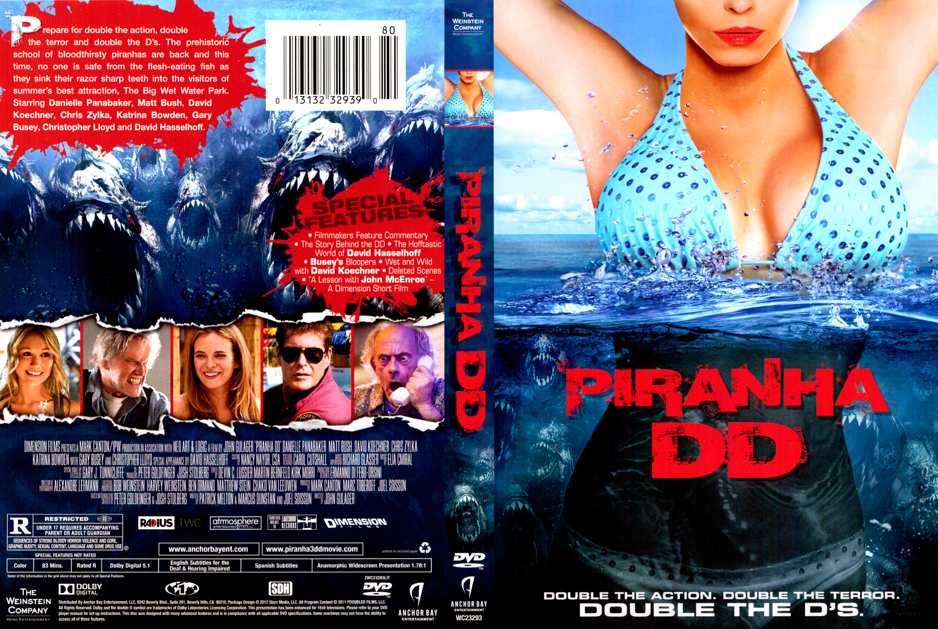 Jaquette DVD Piranha DD Zone 1