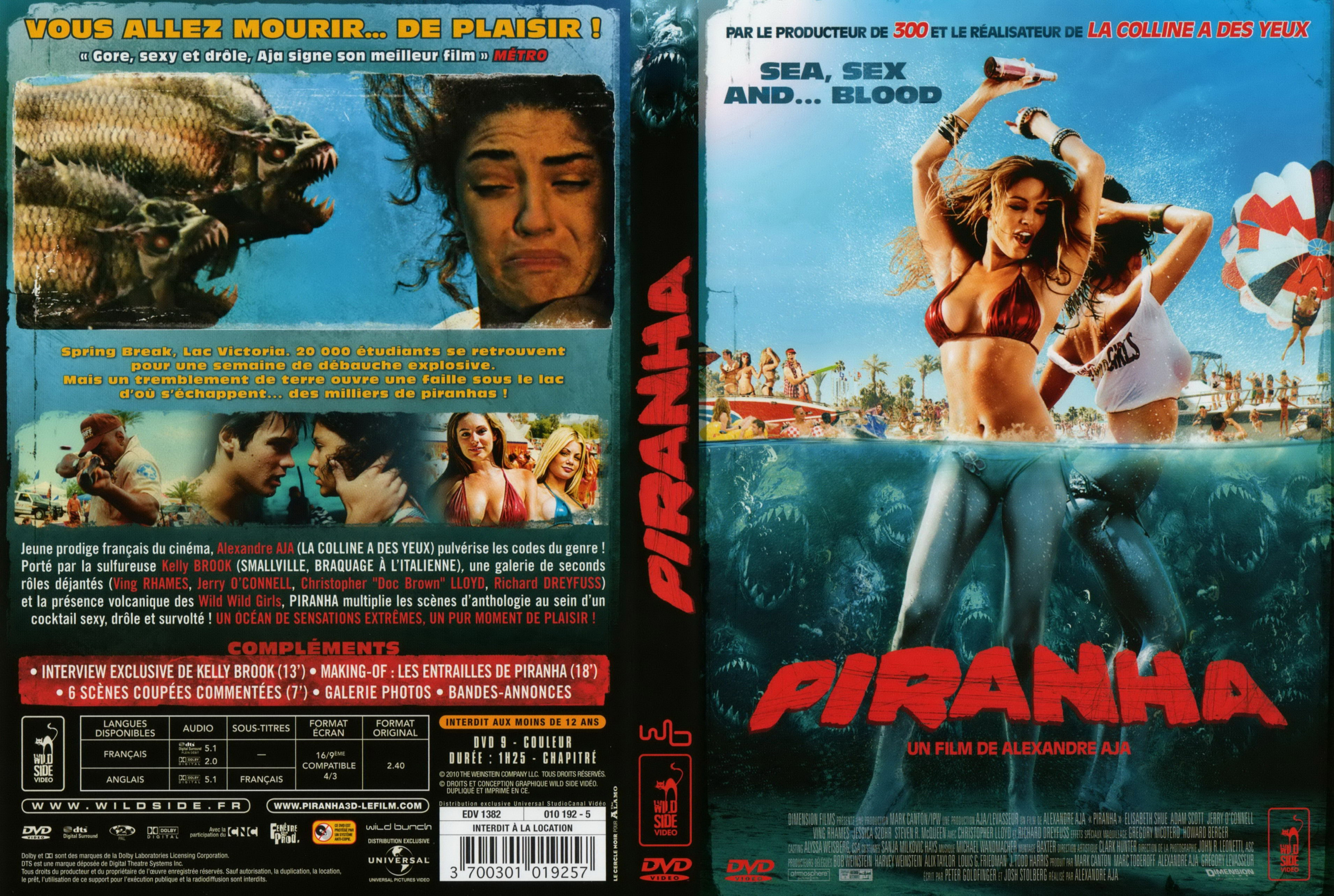 Jaquette DVD Piranha (2010)