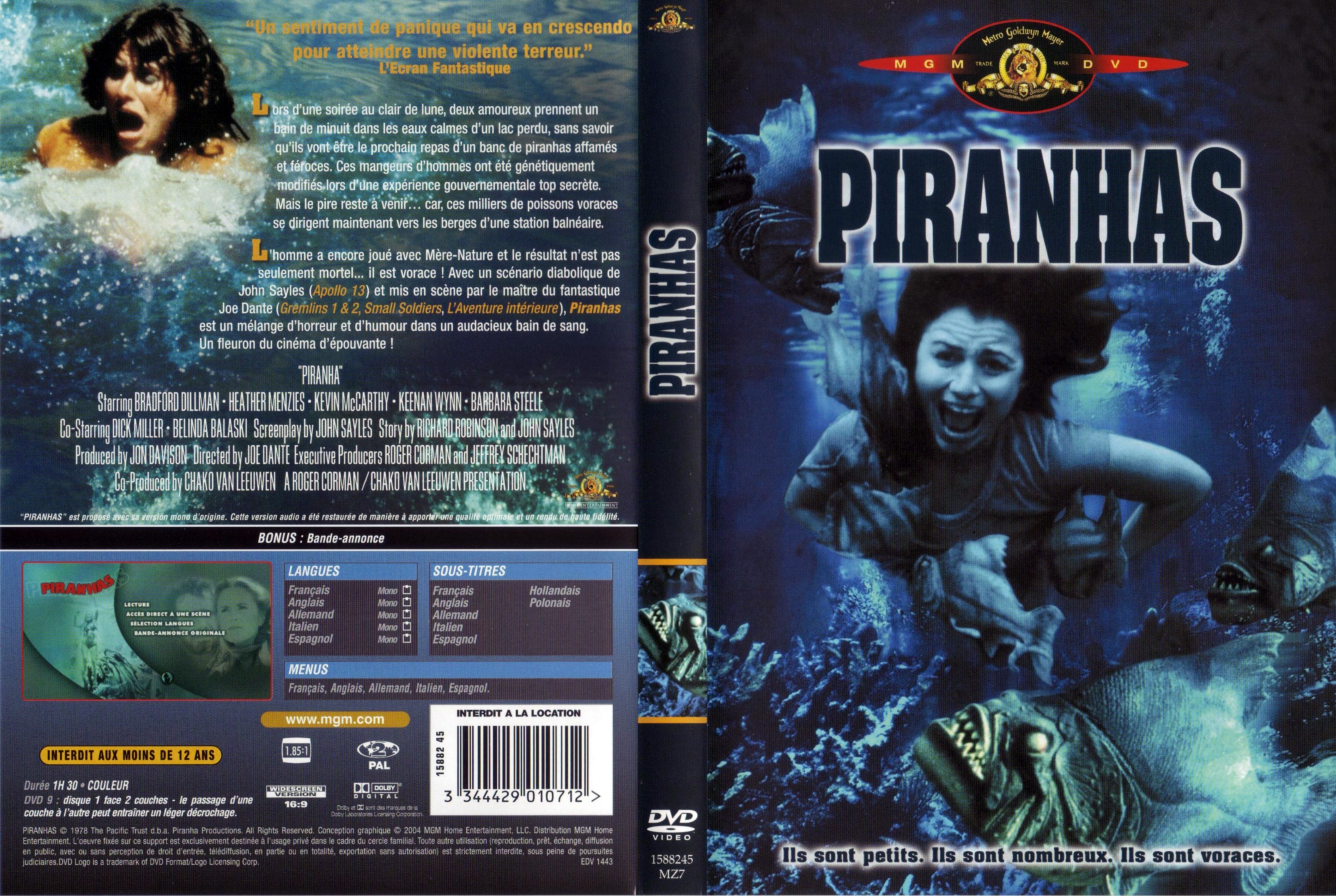 Jaquette DVD Piranhas