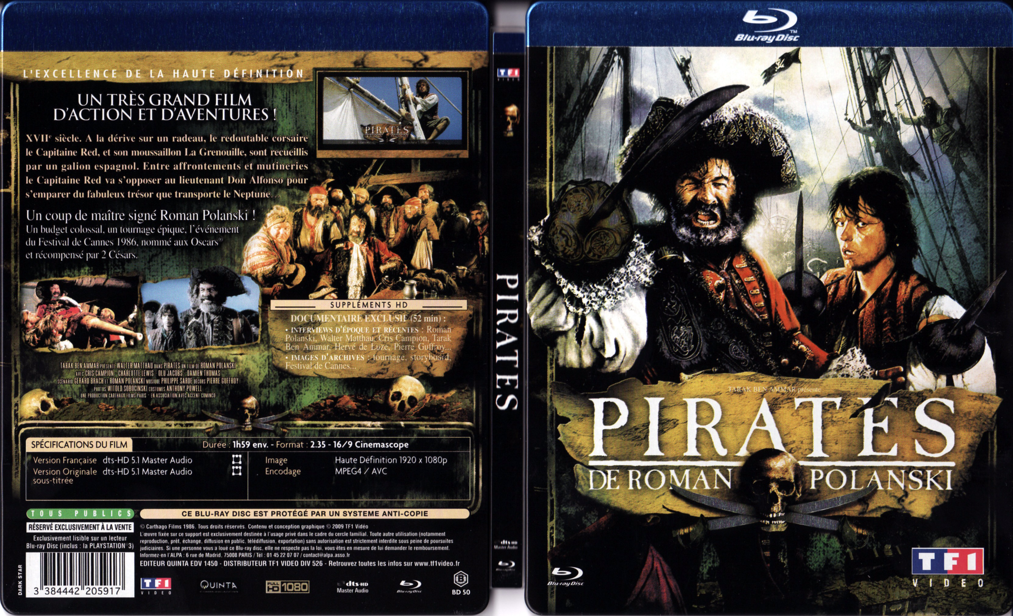 Jaquette DVD Pirates (BLU-RAY)