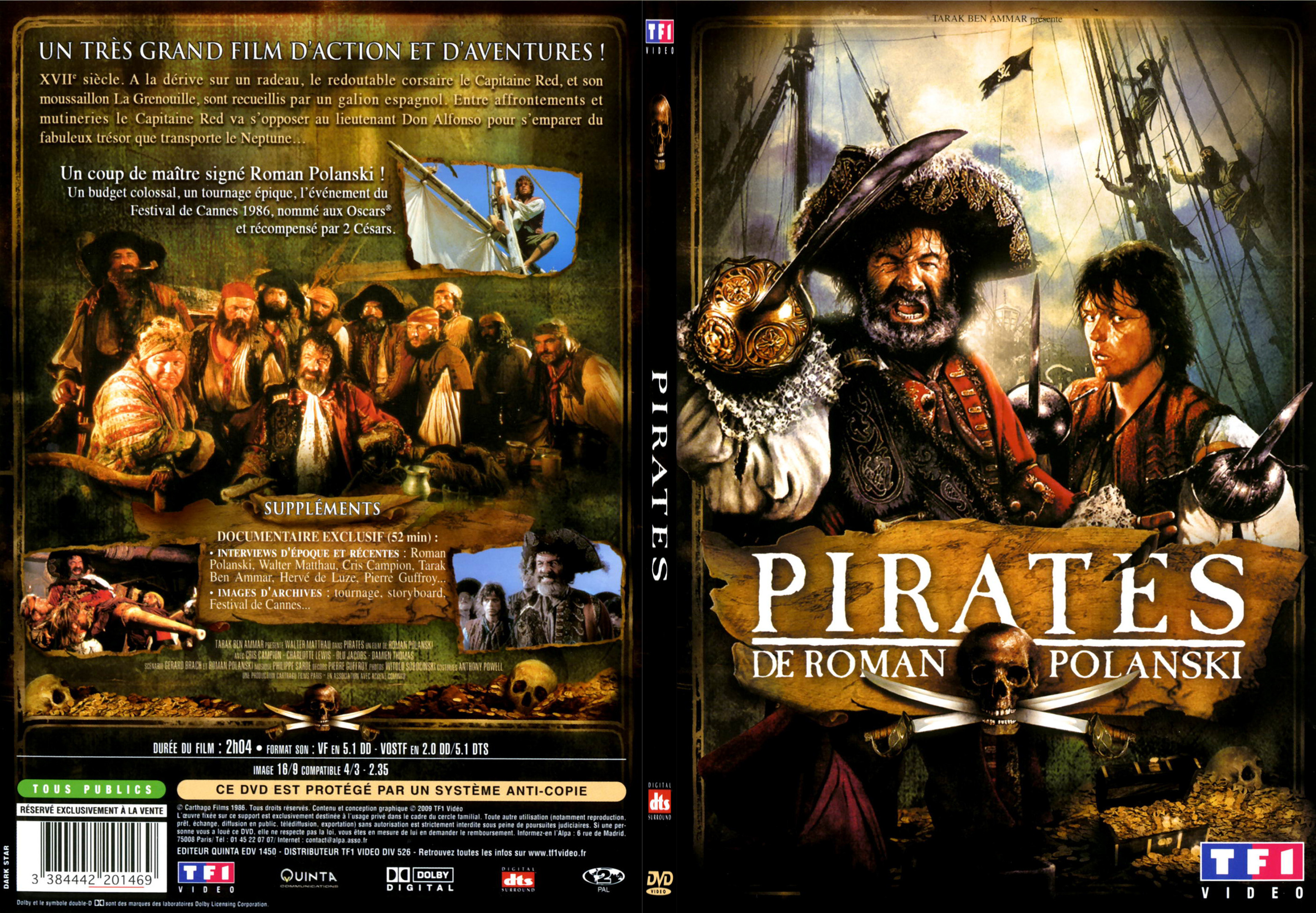 Jaquette DVD Pirates - SLIM