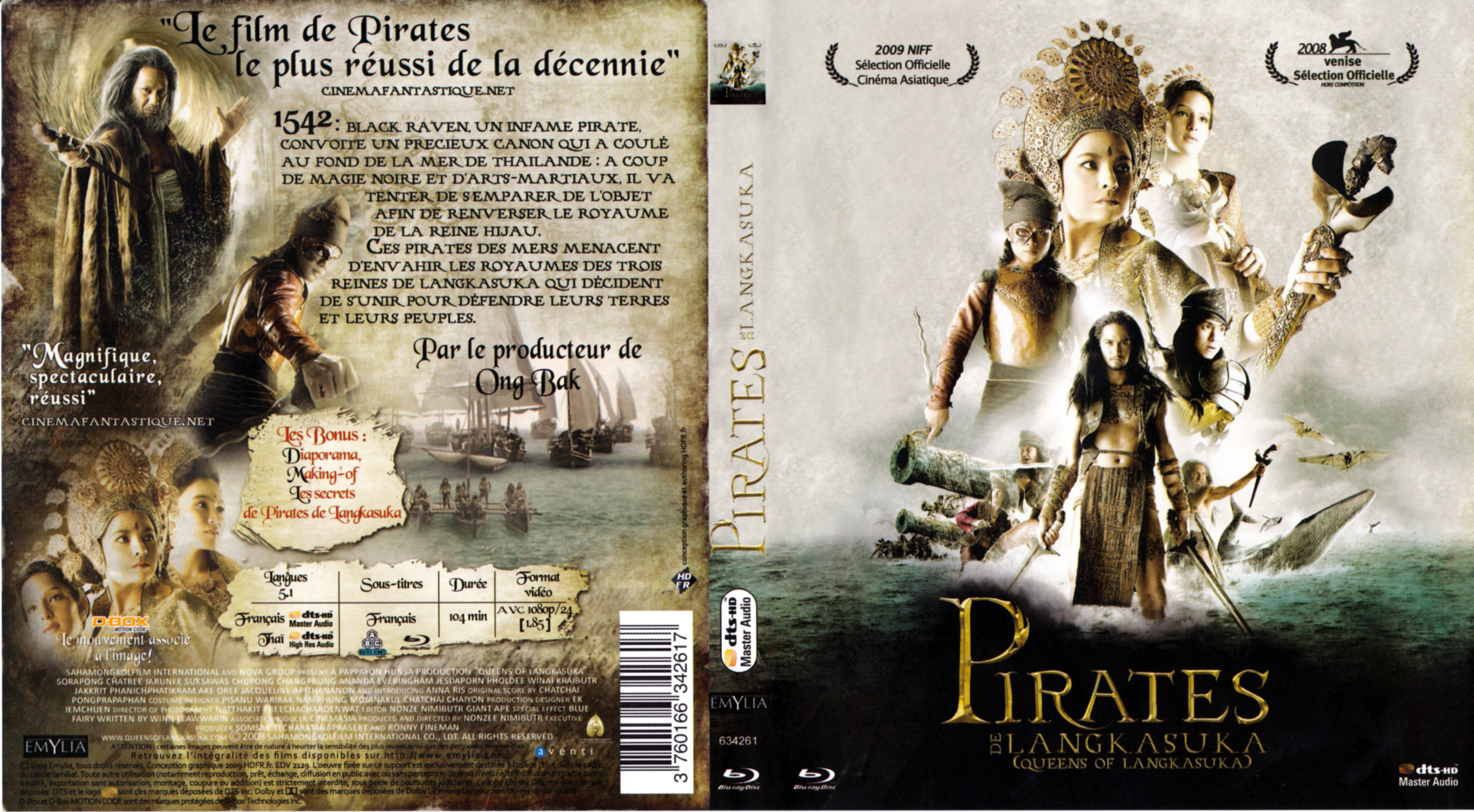 Jaquette DVD Pirates de Langkasuka (BLU-RAY)