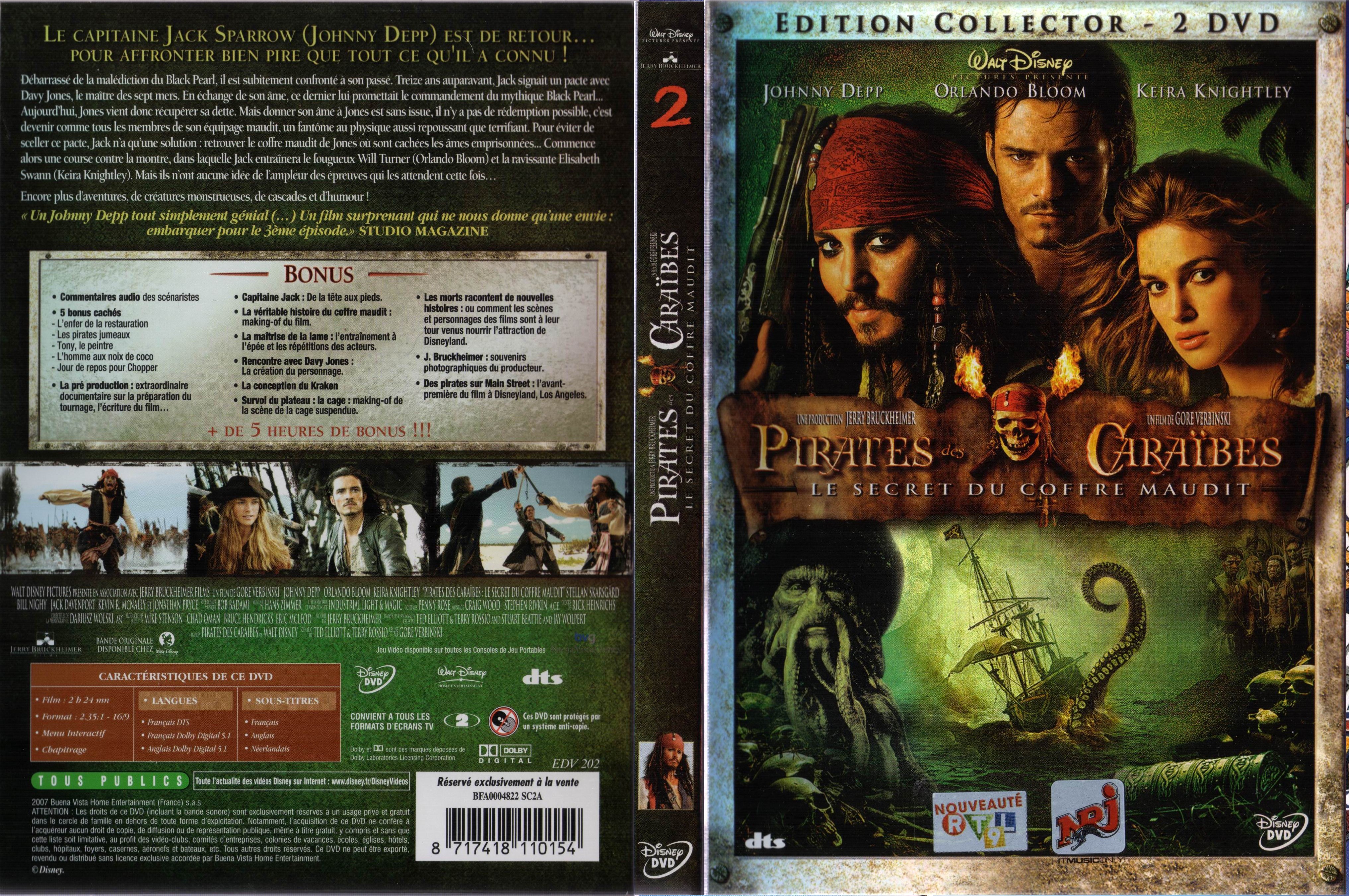 Jaquette DVD Pirates des caraibes 2 v3
