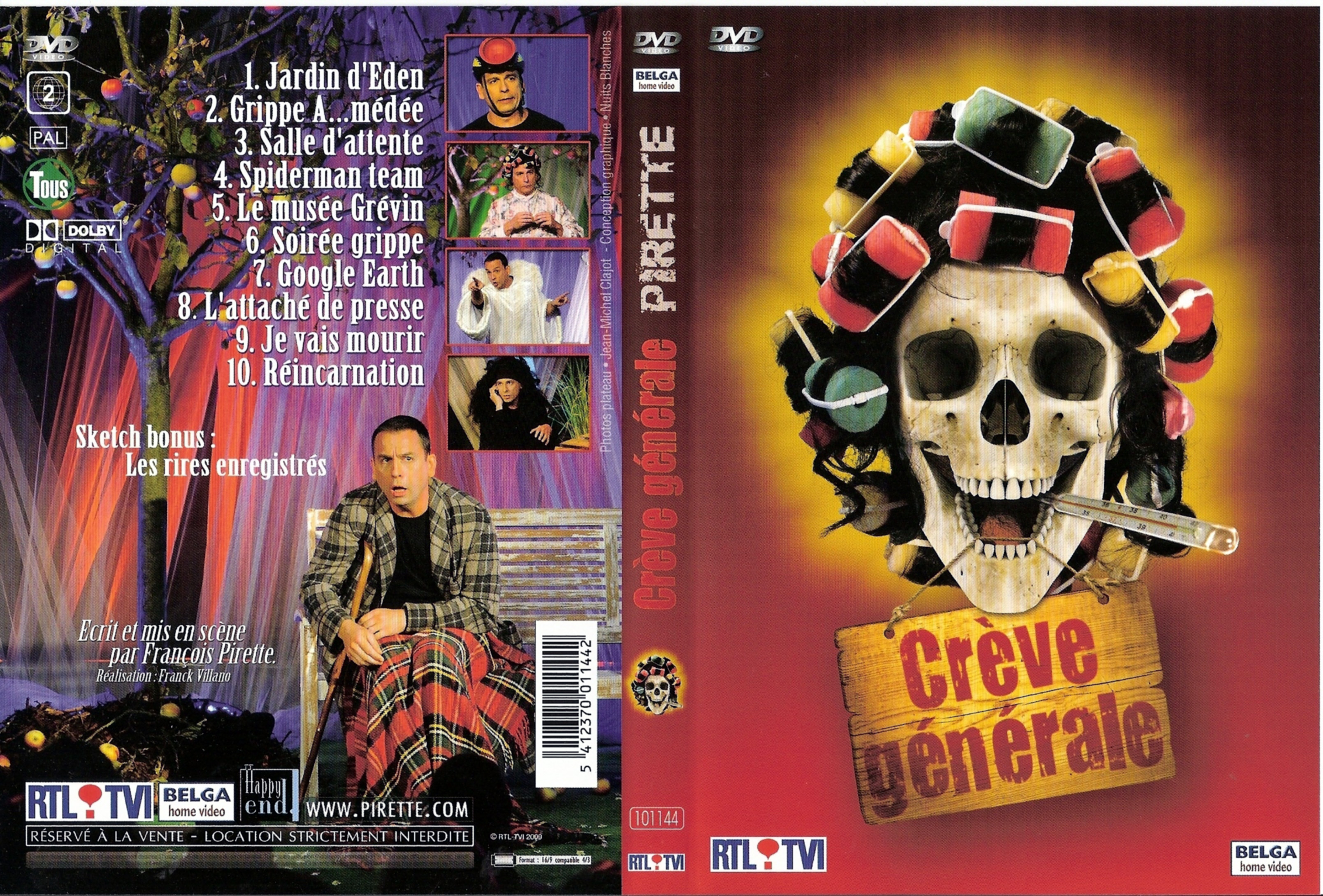 Jaquette DVD Pirette Crve gnrale