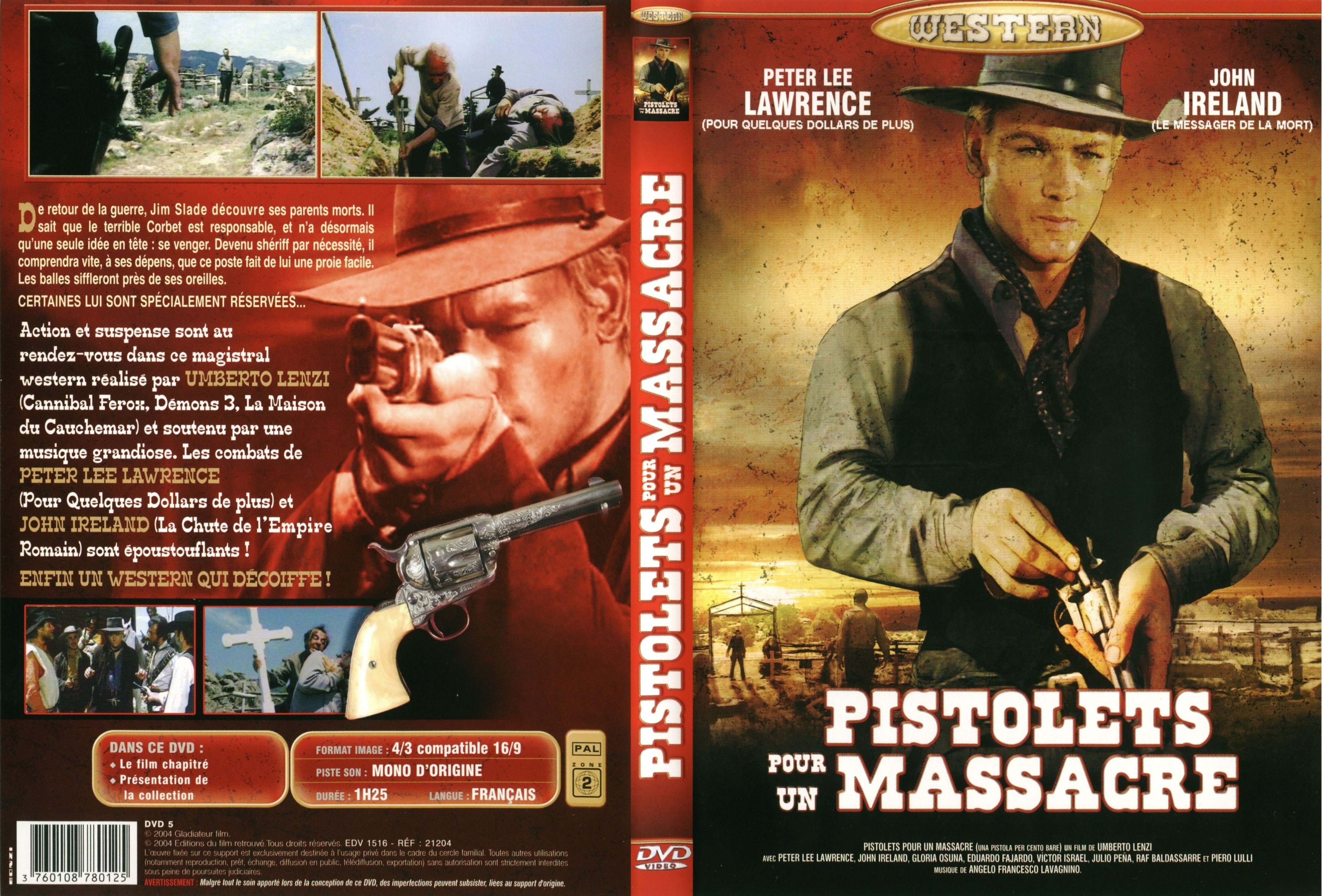 Jaquette DVD Pistolets pour un massacre v2