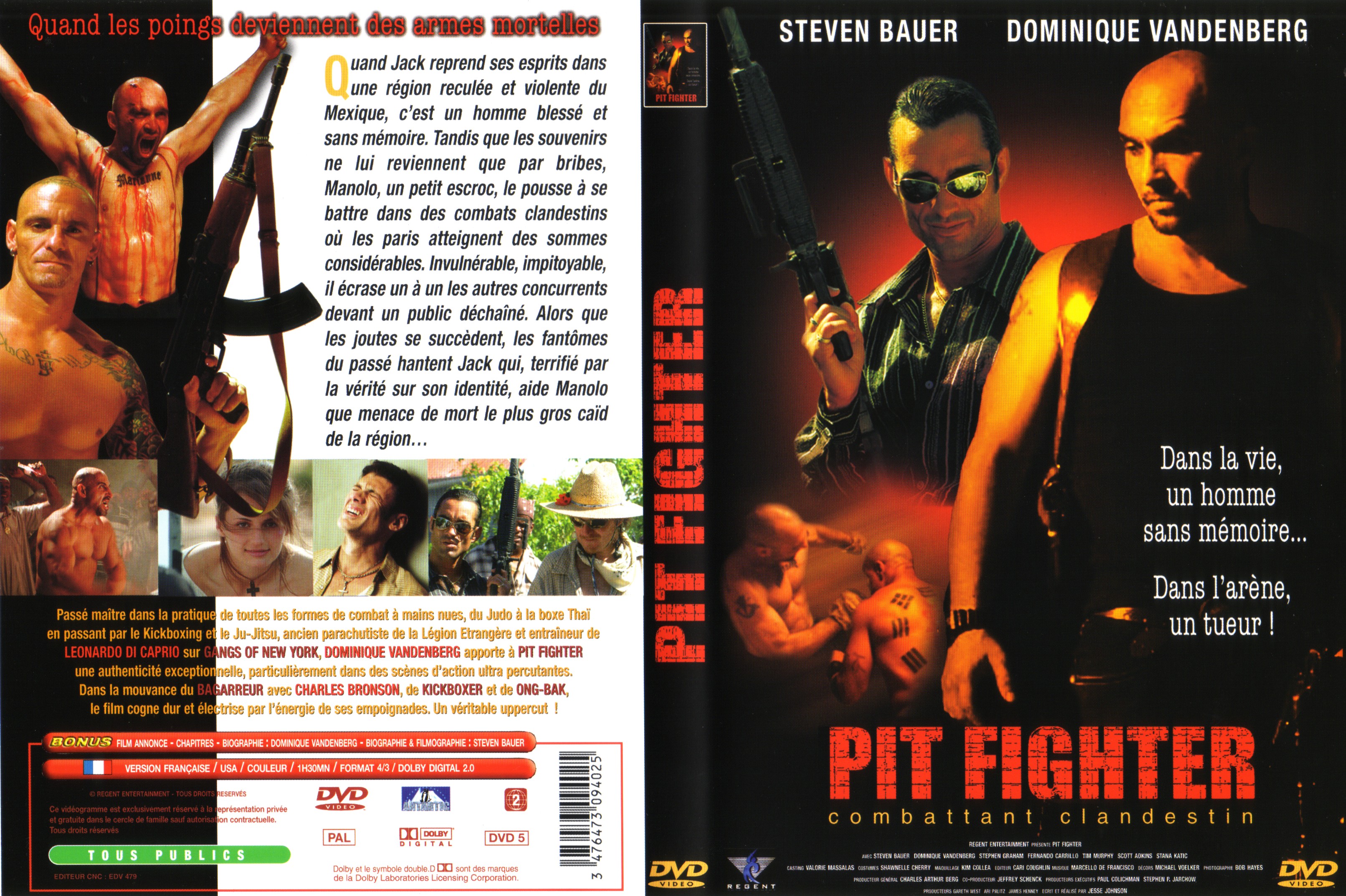 Jaquette DVD Pit fighter