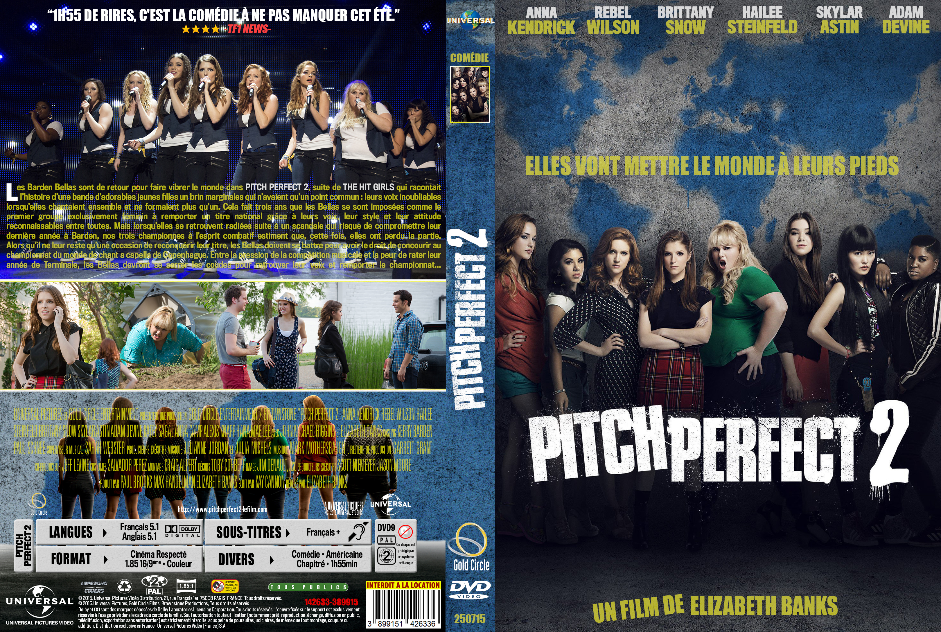 Jaquette DVD Pitch Perfect 2 custom