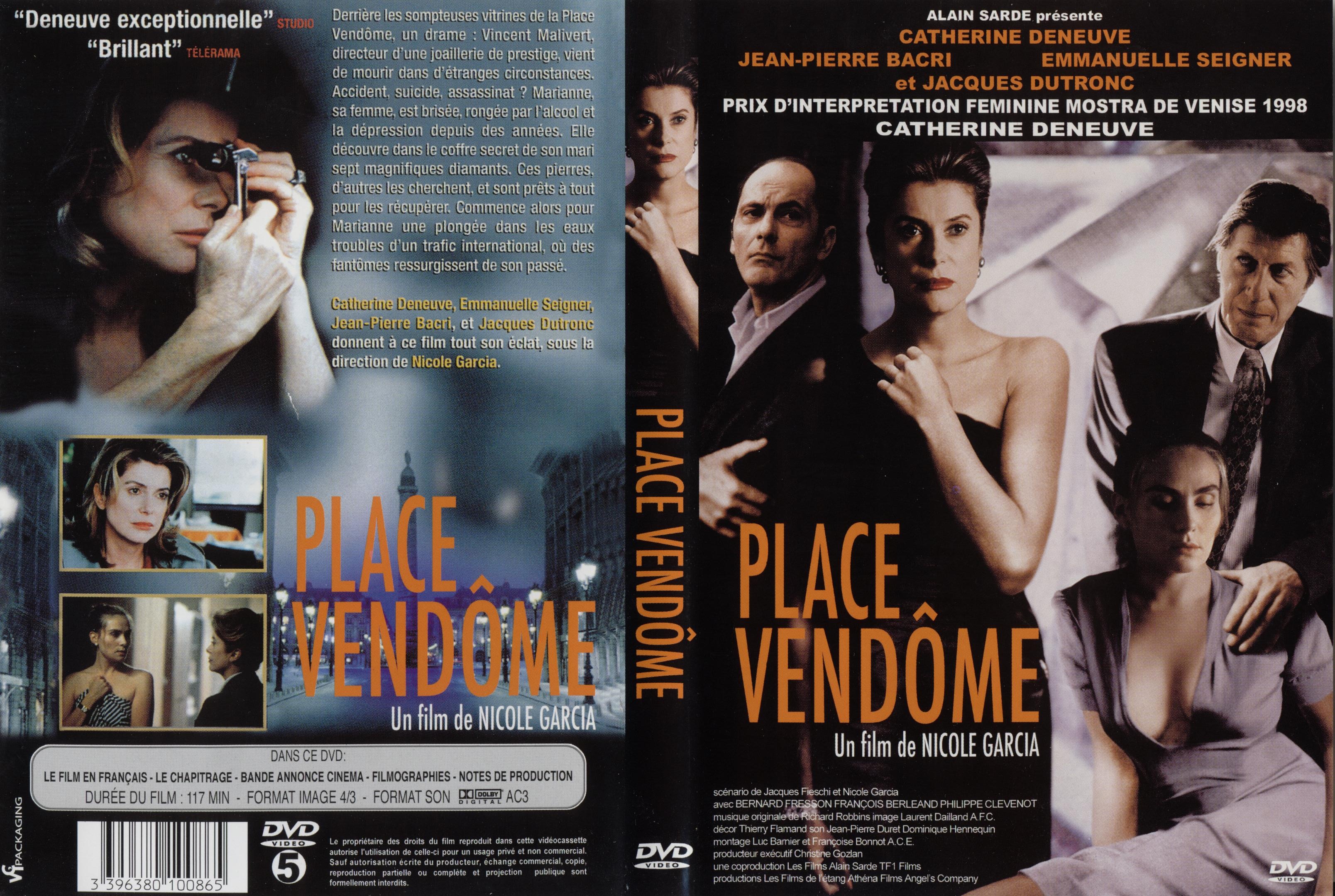 Jaquette DVD Place Vendome