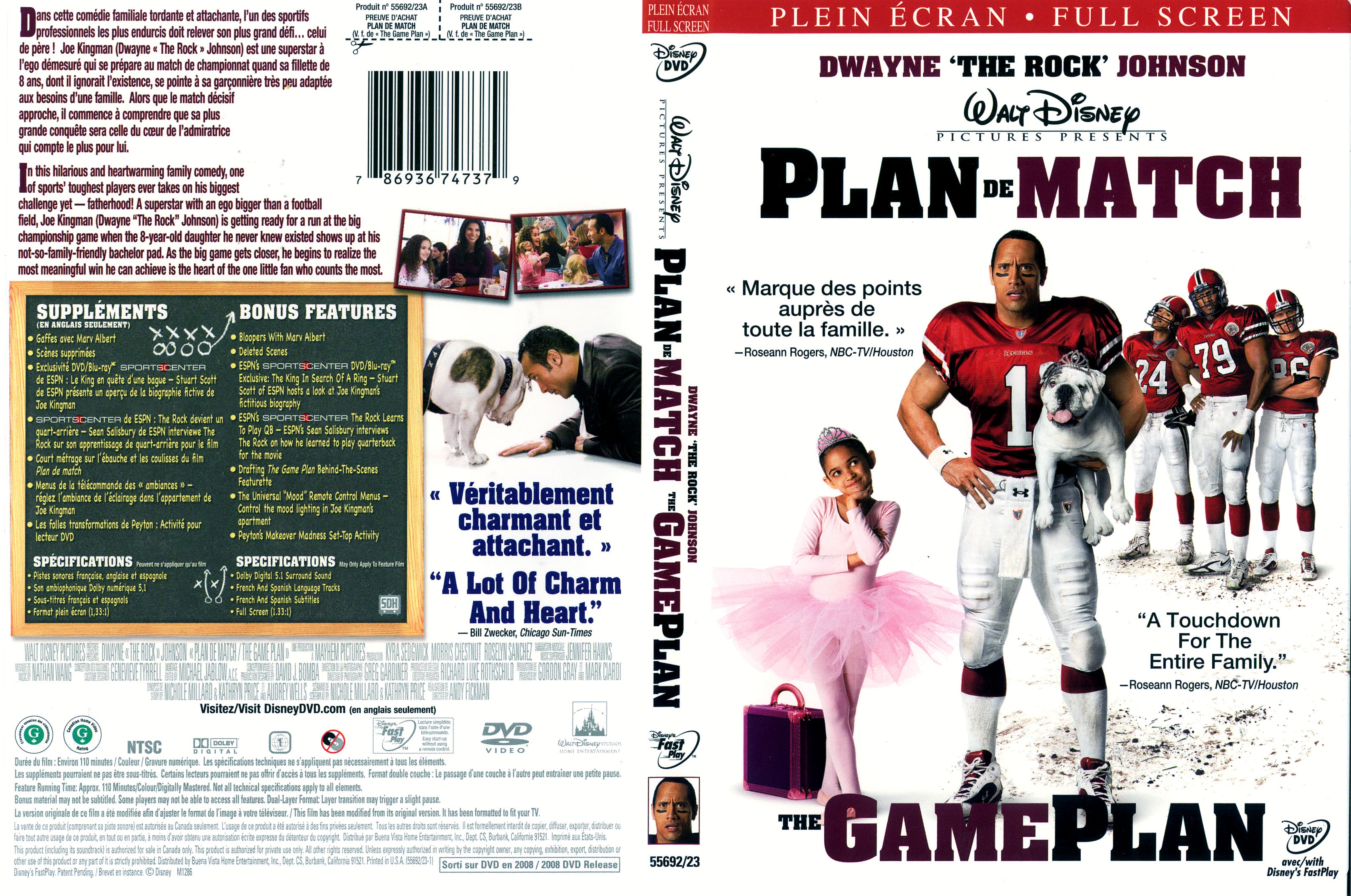 Jaquette DVD Plan de match