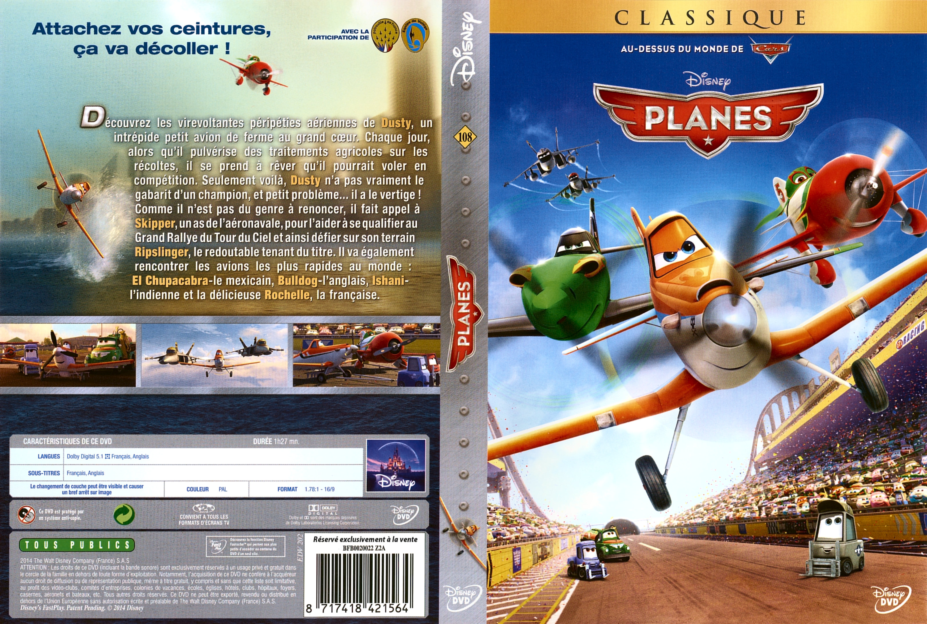 Jaquette DVD Planes