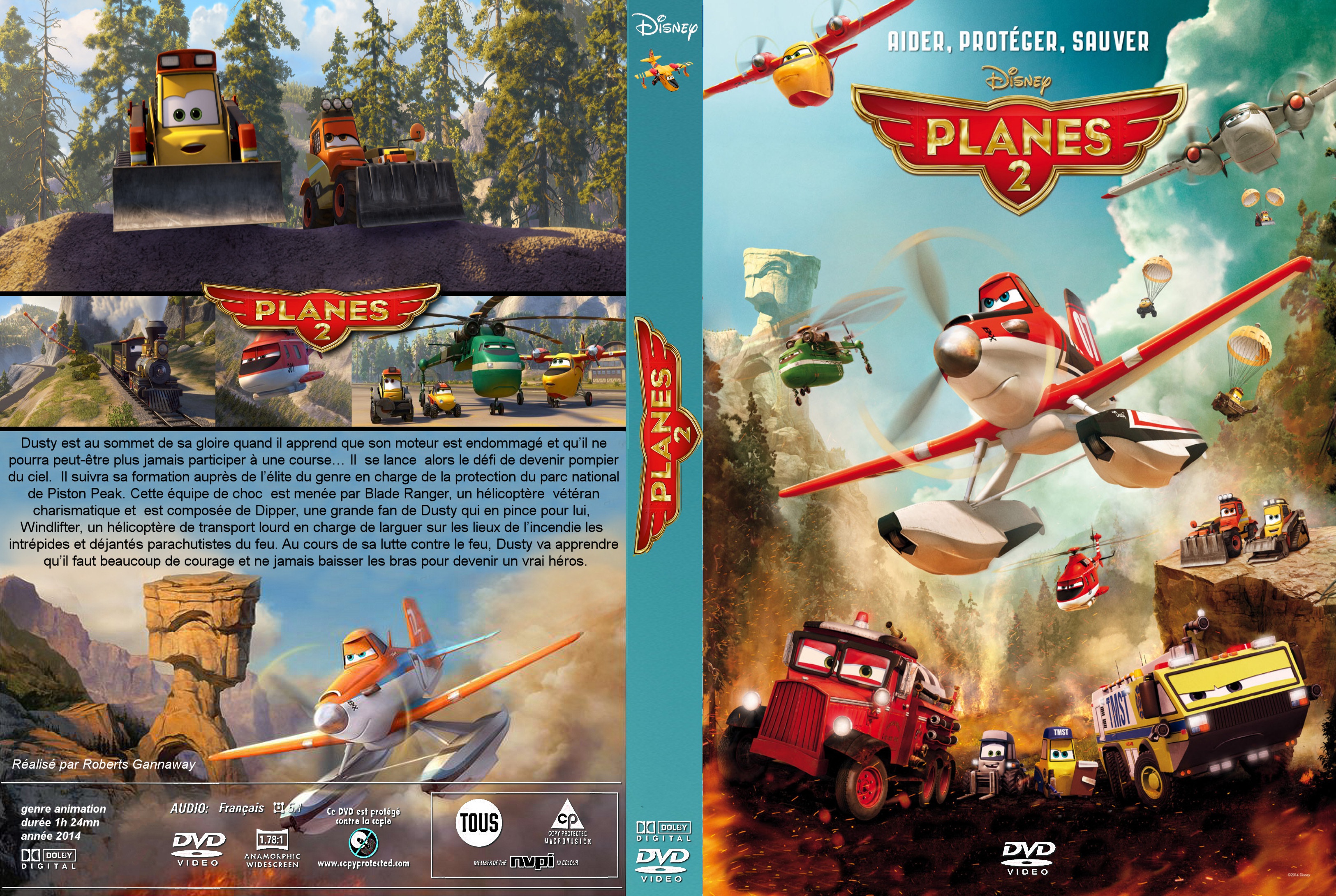 Jaquette DVD Planes 2 custom