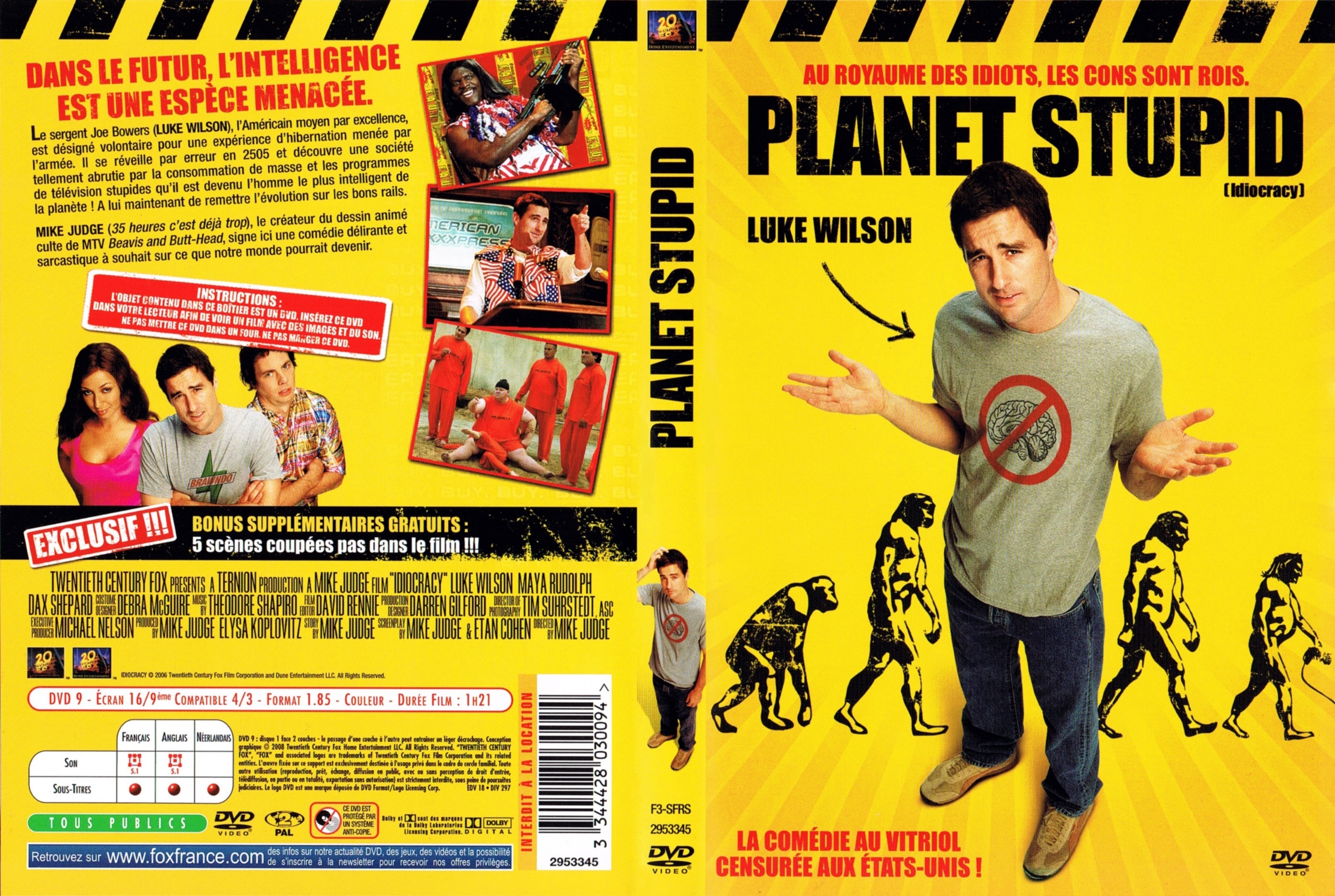 Jaquette DVD Planet Stupid