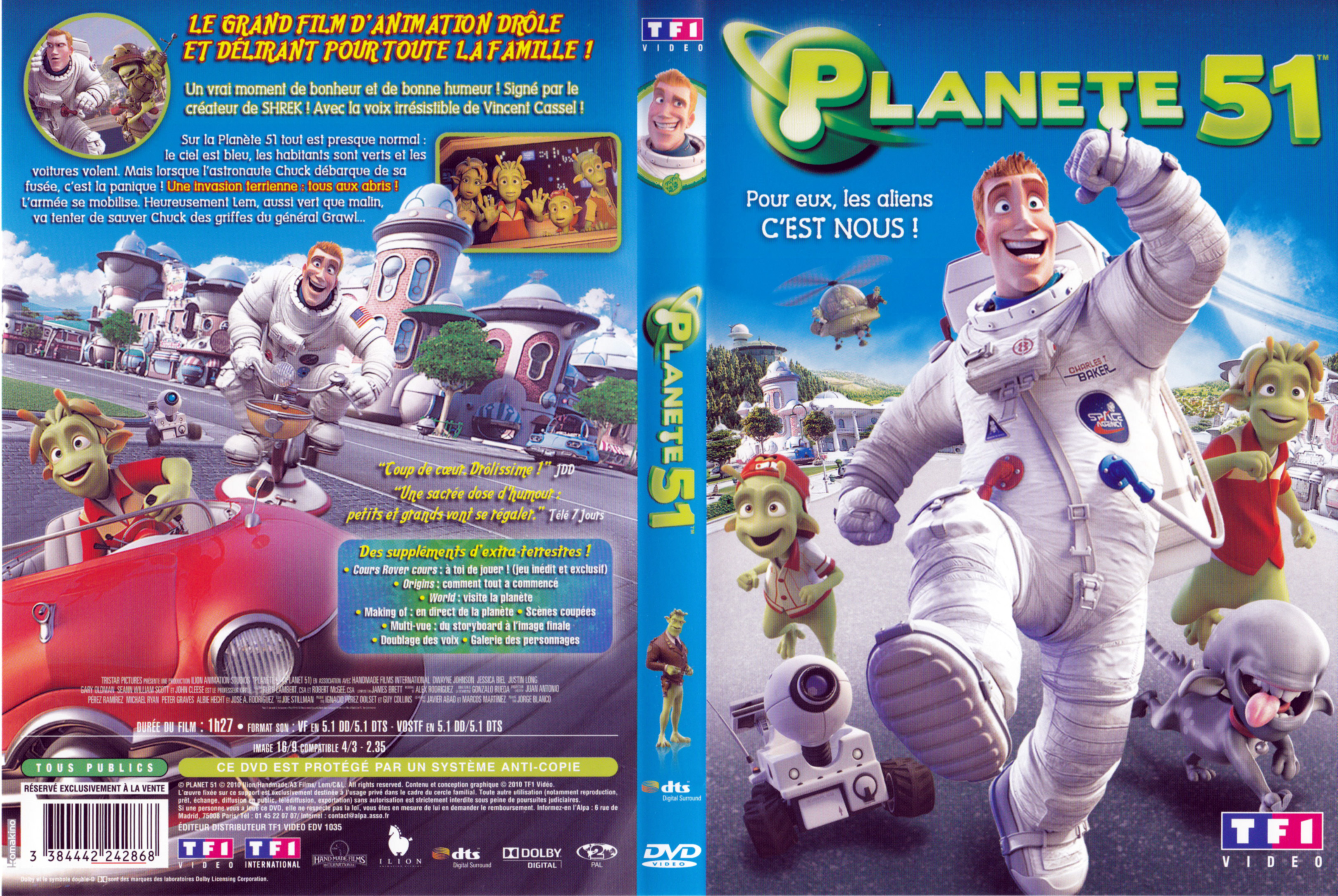Jaquette DVD Planete 51