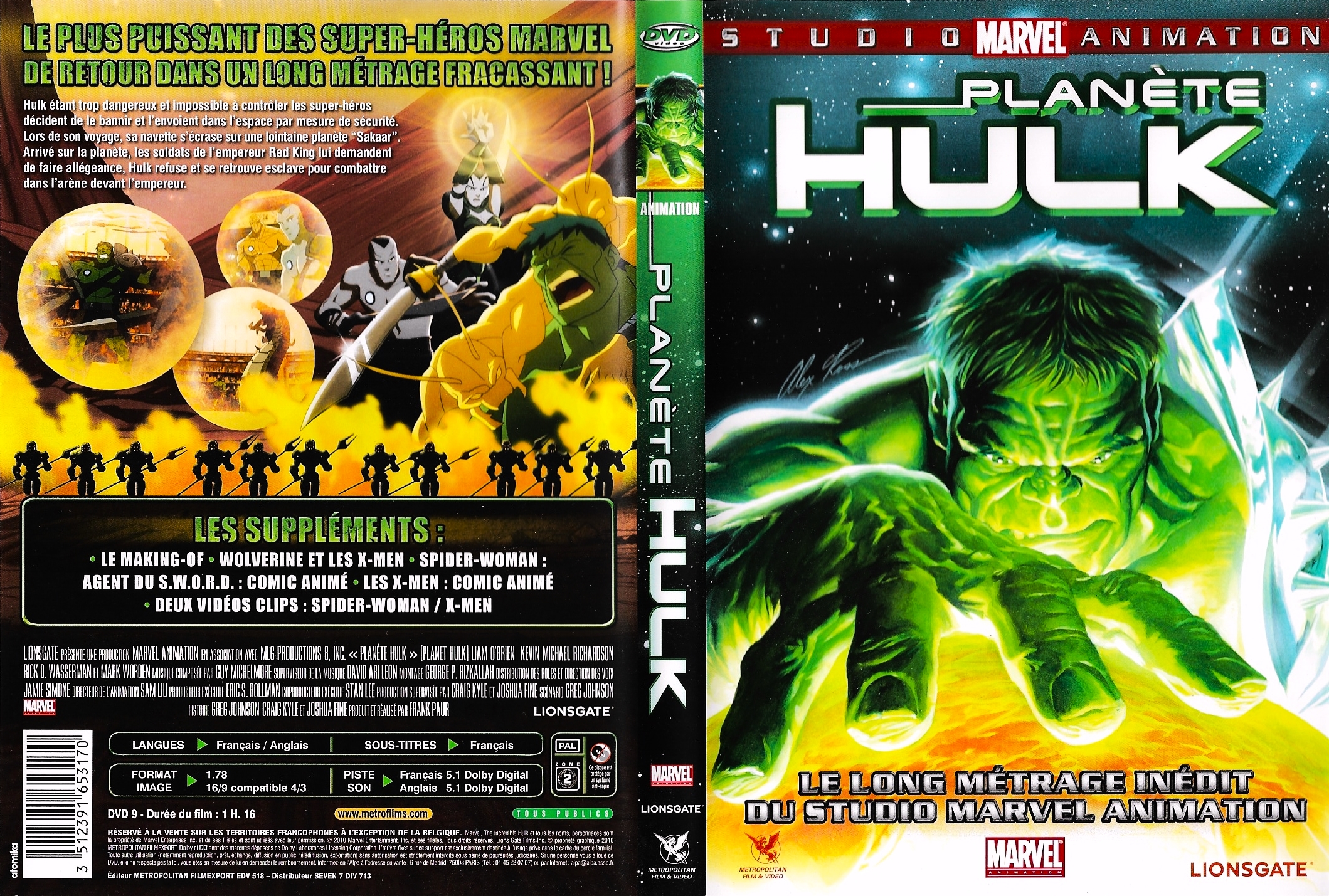 Jaquette DVD Plante Hulk