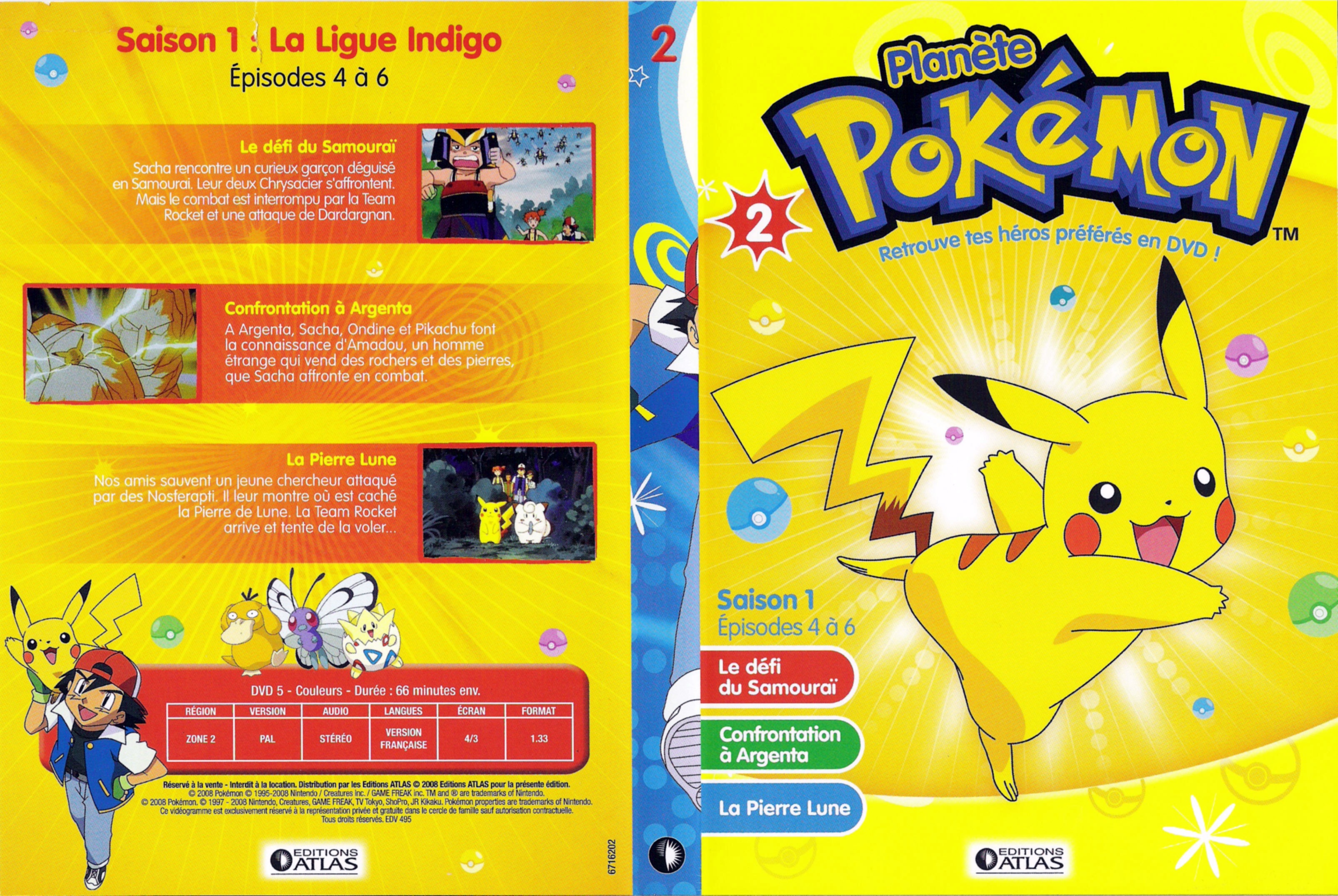 Jaquette DVD Planete Pokemon vol 02