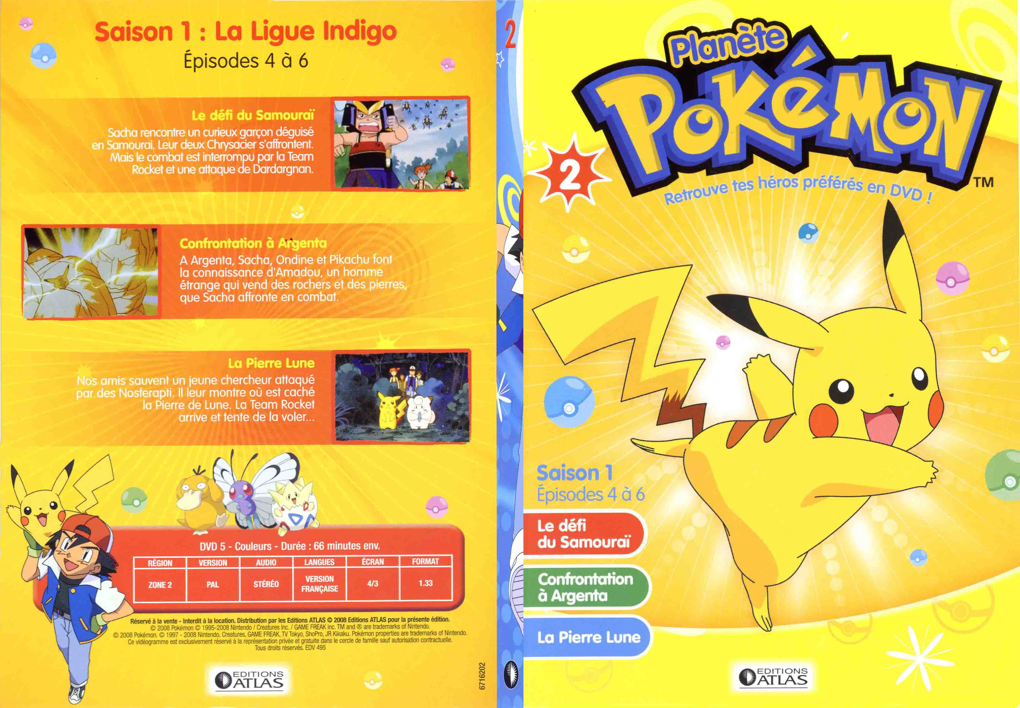 Jaquette DVD Planete Pokemon vol 02 - SLIM