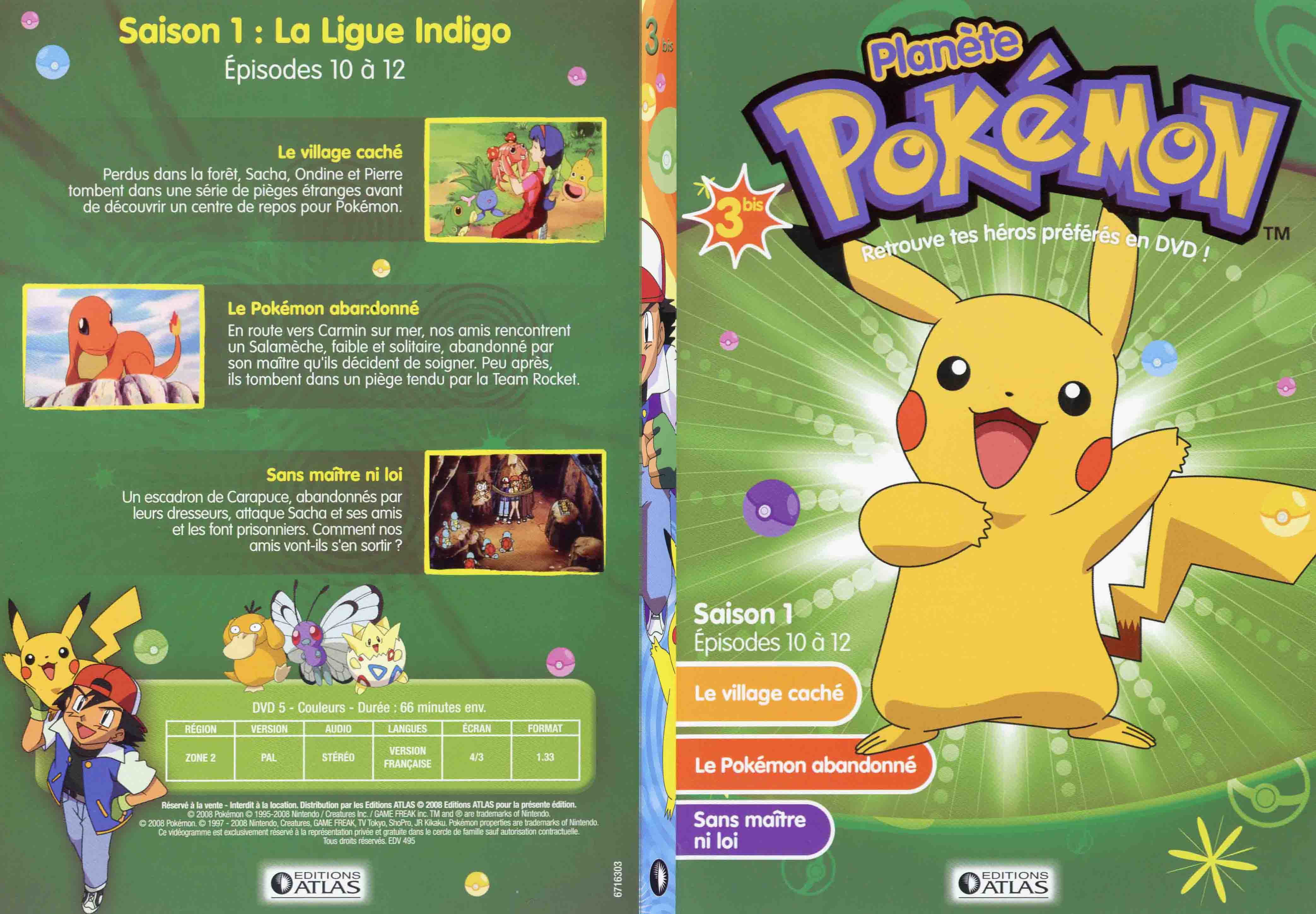 Jaquette DVD Planete Pokemon vol 03 bis - SLIM