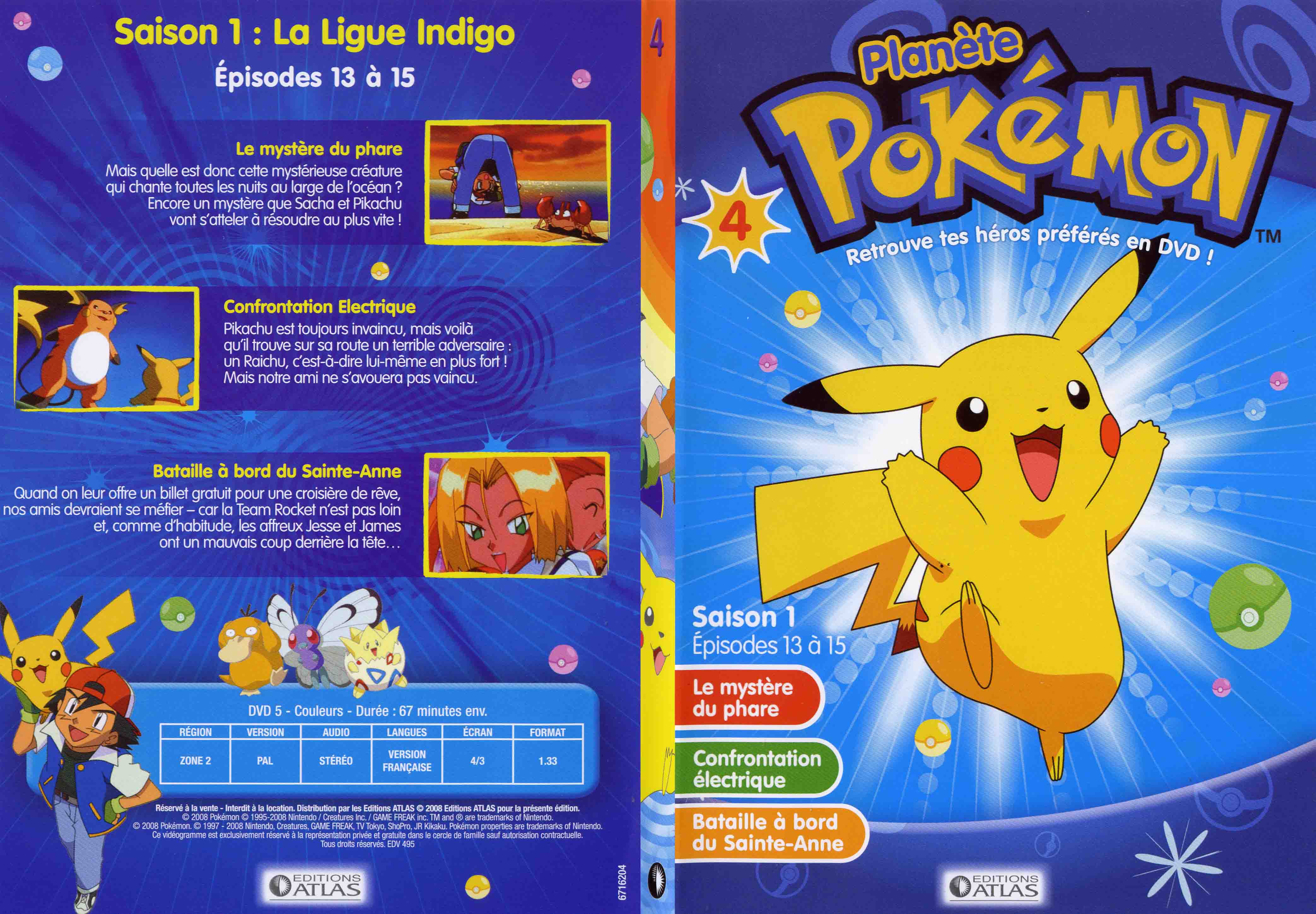 Jaquette DVD Planete Pokemon vol 04 - SLIM