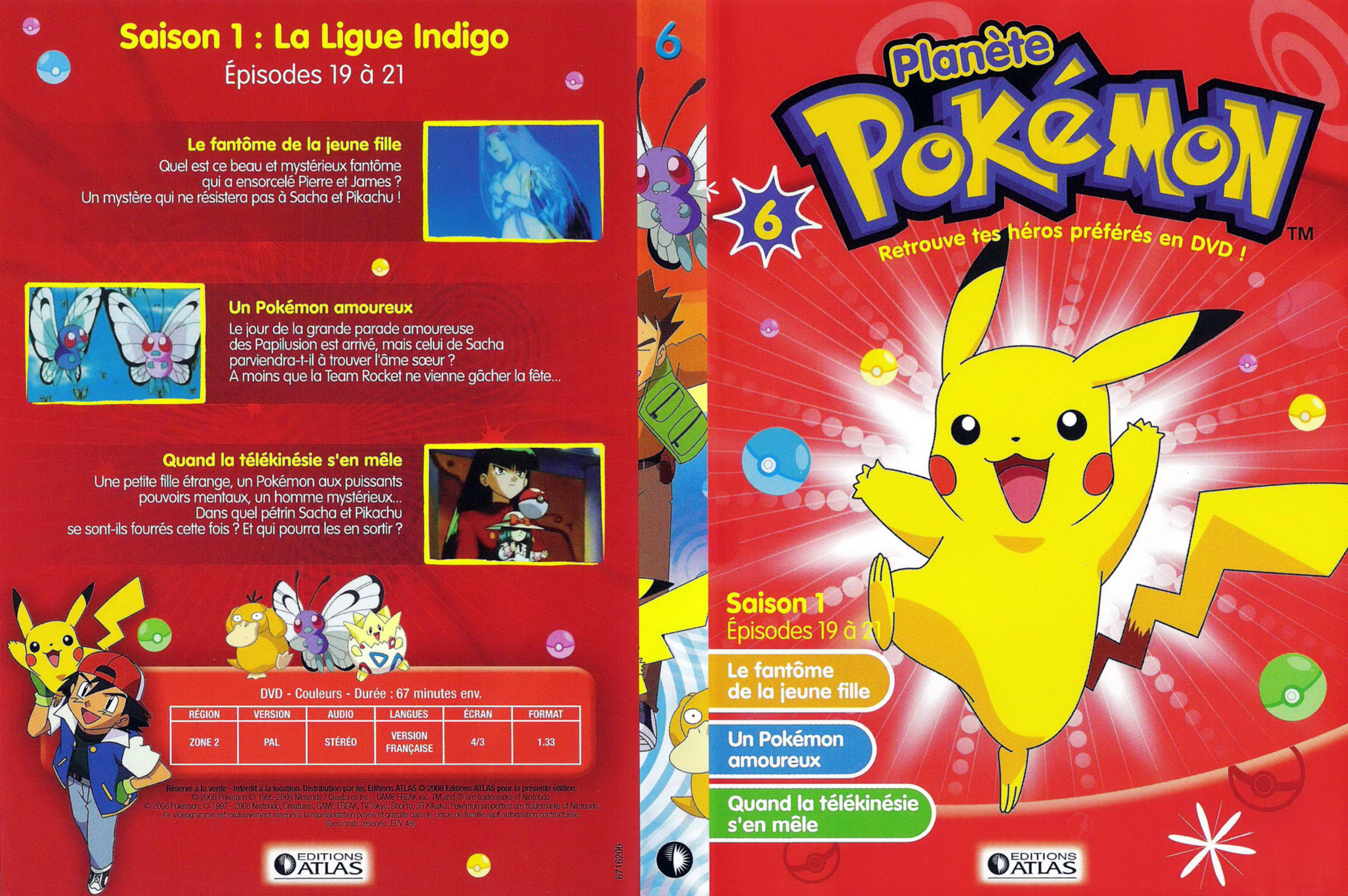 Jaquette DVD Planete Pokemon vol 06