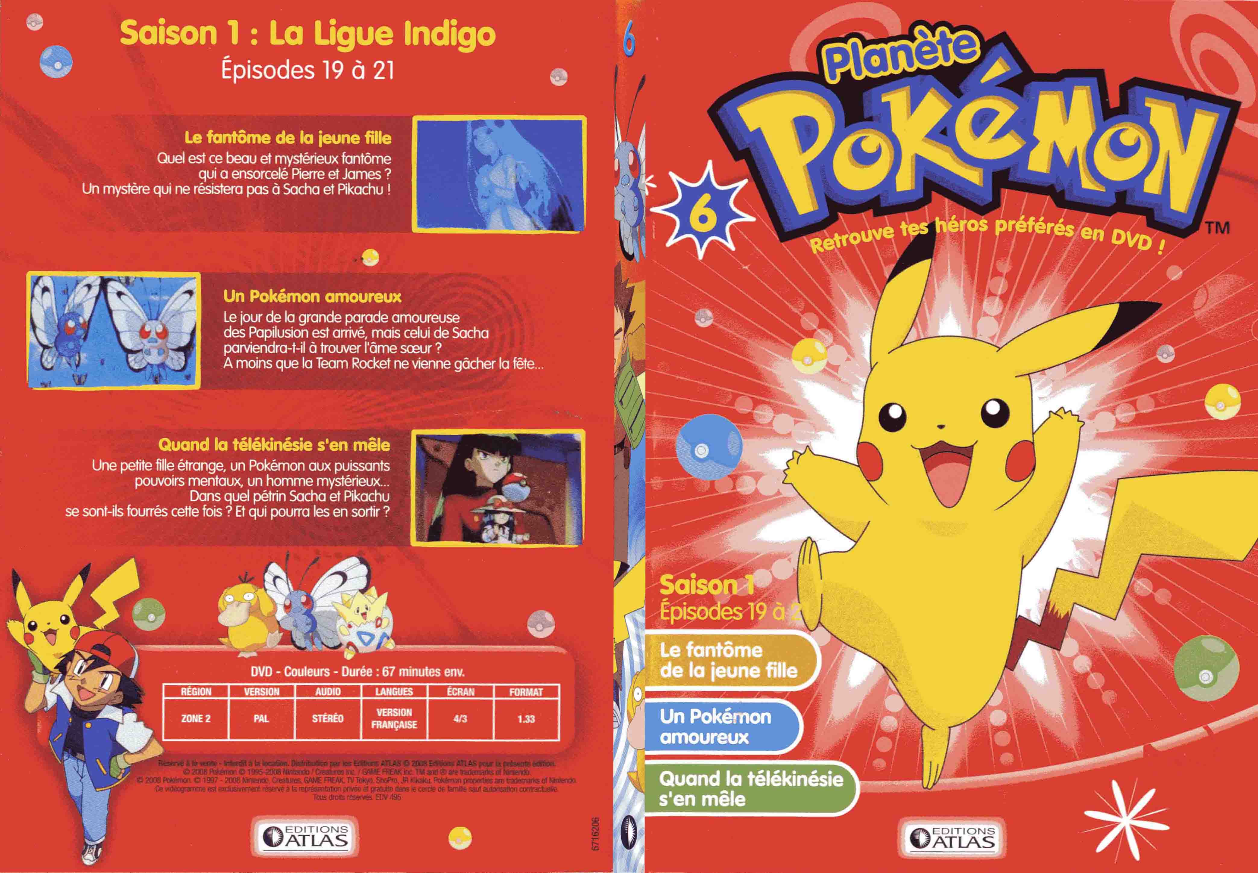 Jaquette DVD Planete Pokemon vol 06 - SLIM